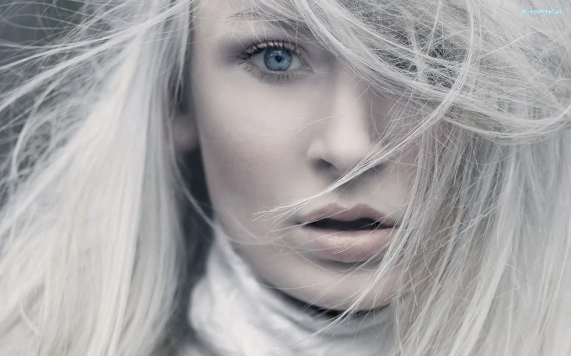 Blondynka, Twarz