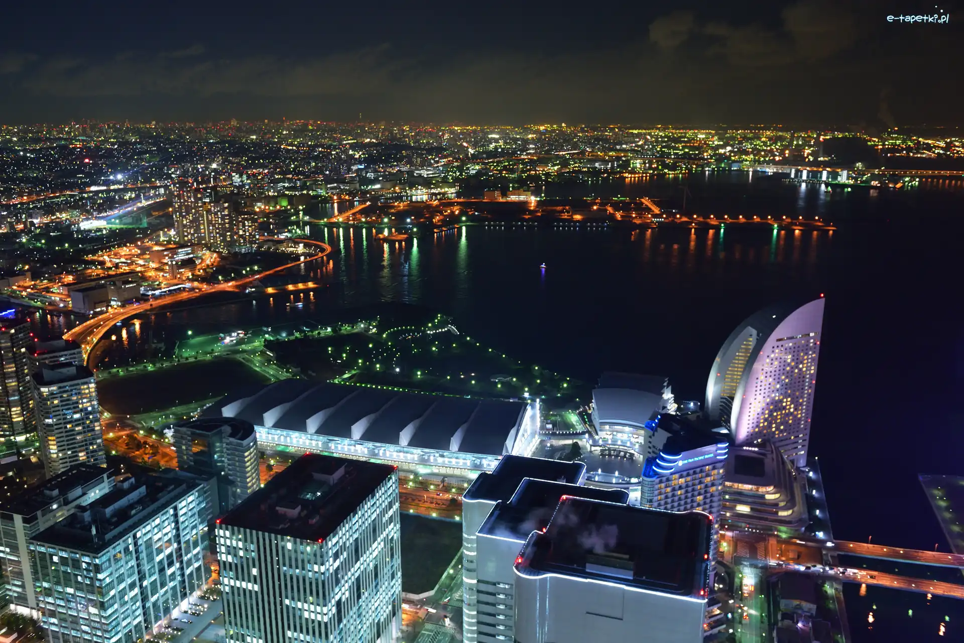 Japonia, Dom, Noc, Jokohama