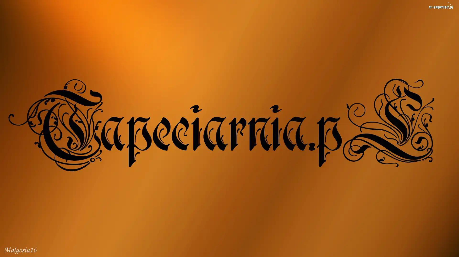 Tapeciarnia, Napis, Grafika Komputerowa