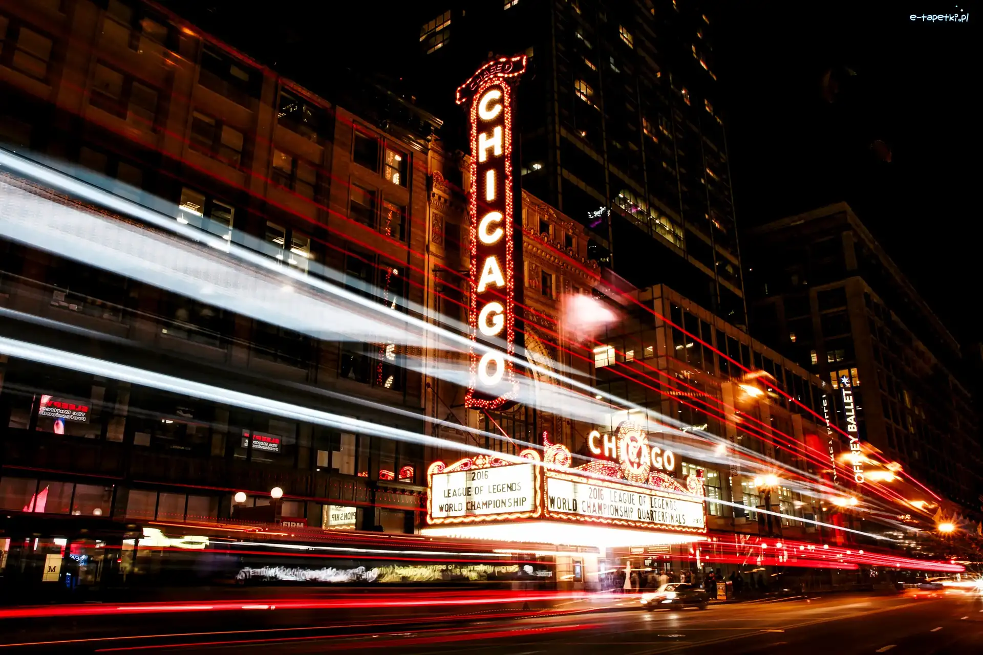 Miasto Nocą, Stany Zjednoczone, Chicago
