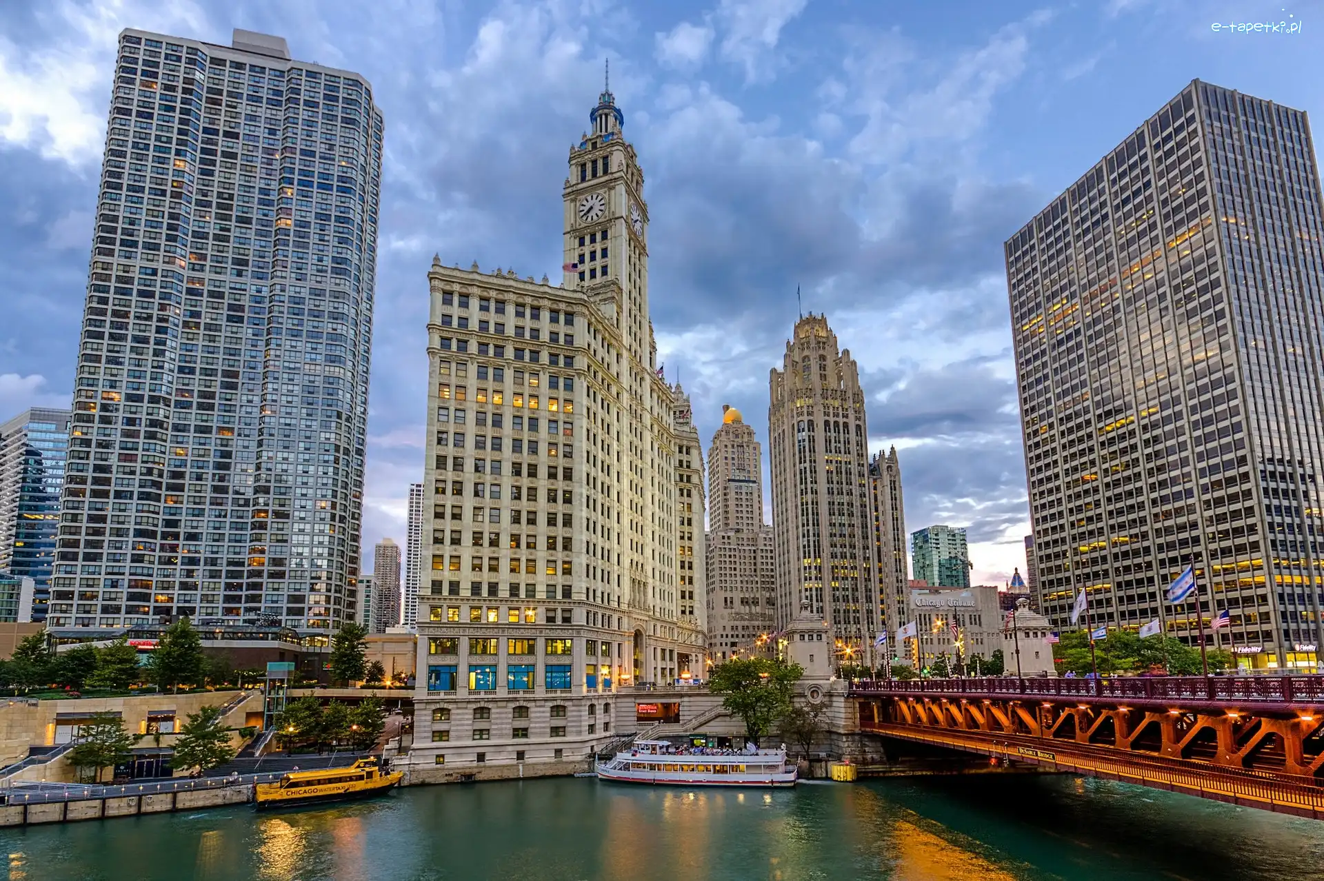 Chicago, Most, Wieżowce, USA