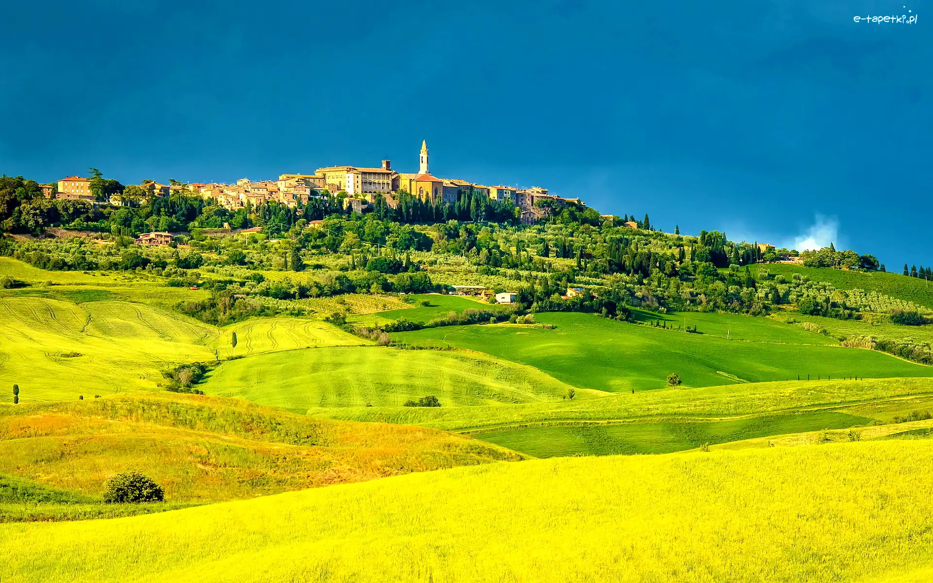 Pienza, Pola, Toskania, Włochy