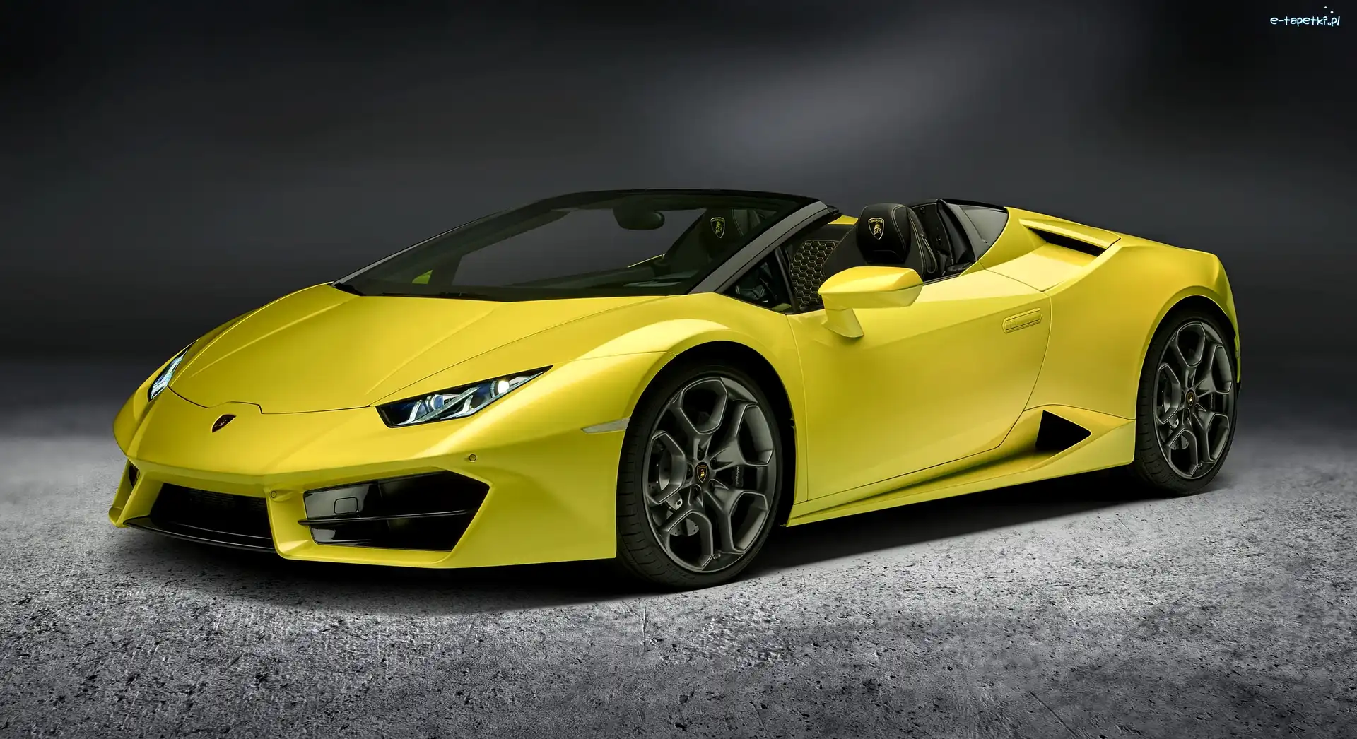 Huracan, Lamborghini, Żółte