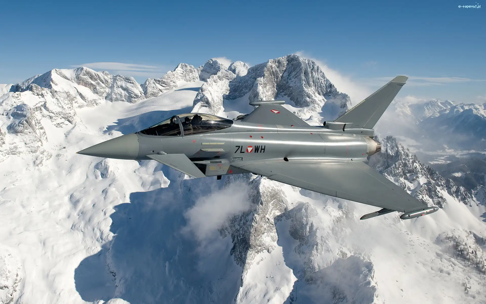 Góry, Eurofighter, Odrzutowiec
