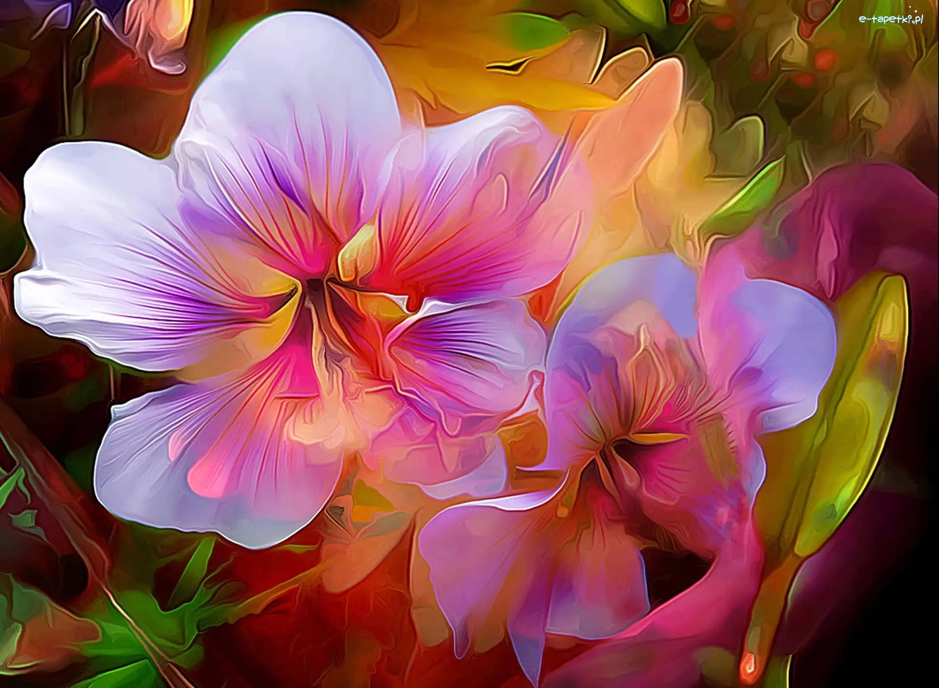Hibiskus, Paintography