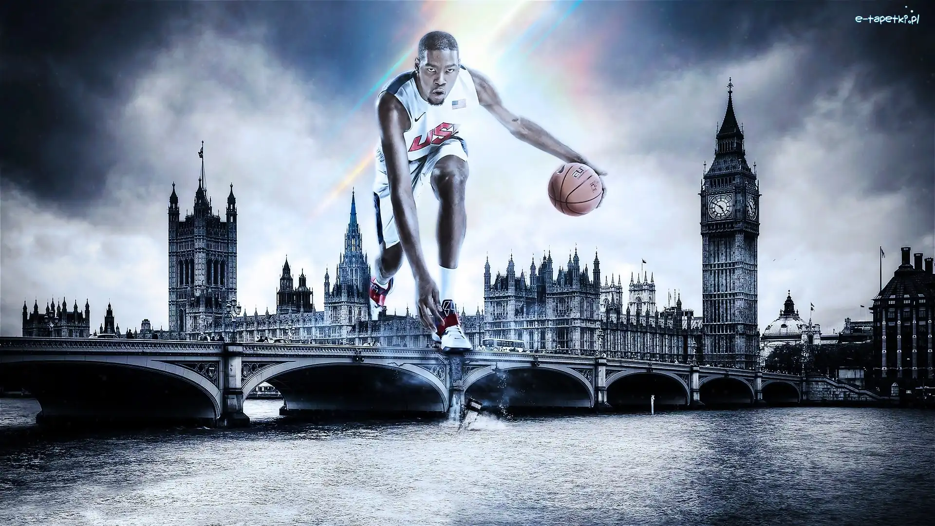 Koszykarz, Londyn, Kevin Durant, Grafika