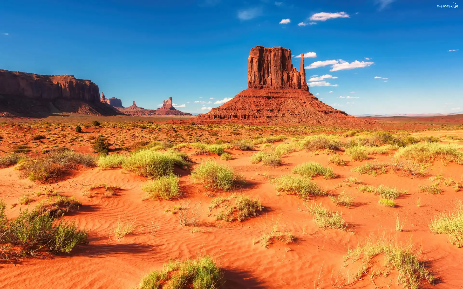 Arizona, Skał, Piasek, USA, Dolina, Pustynia