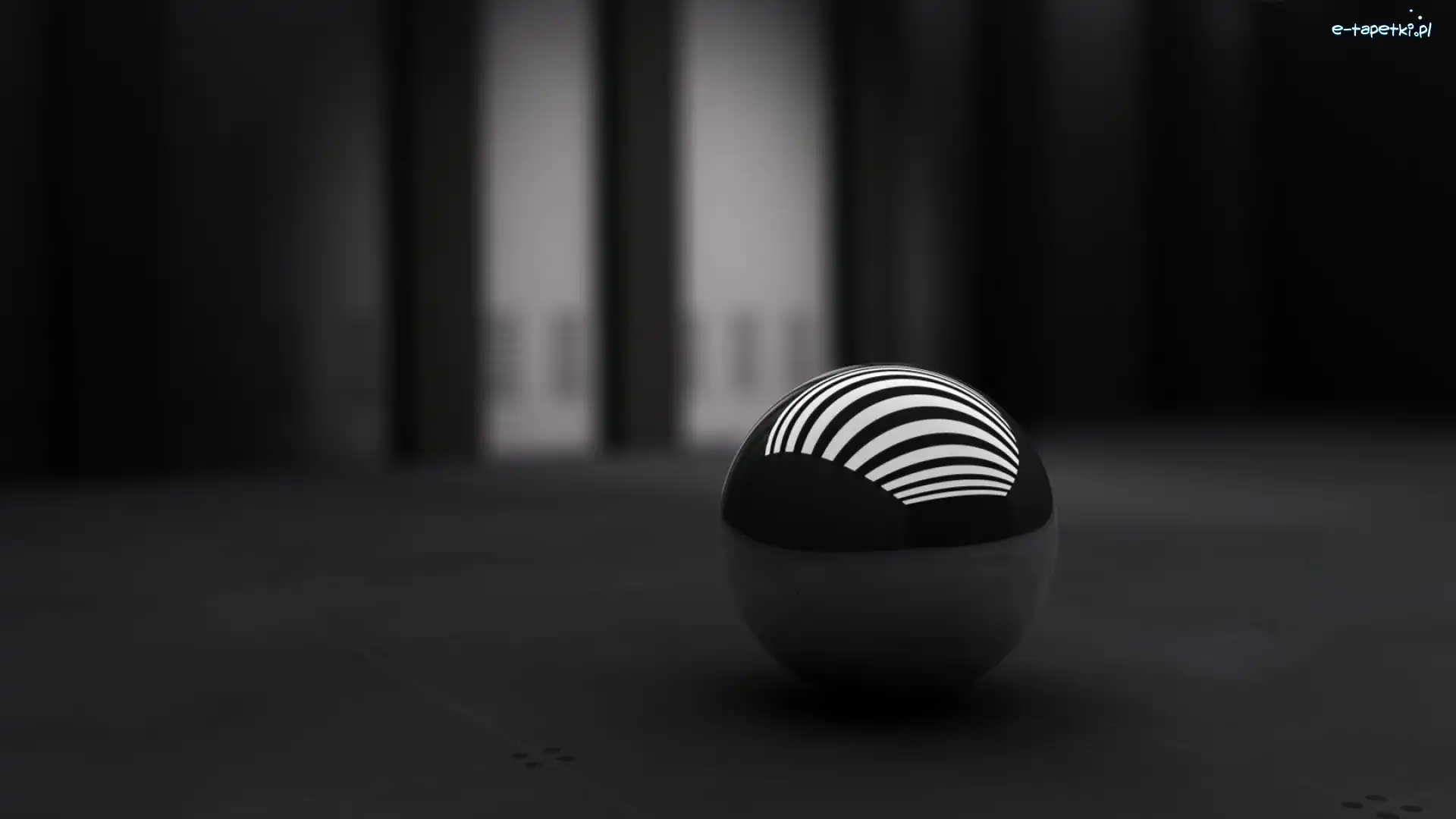 Grafika 3D, Kula, Czarna