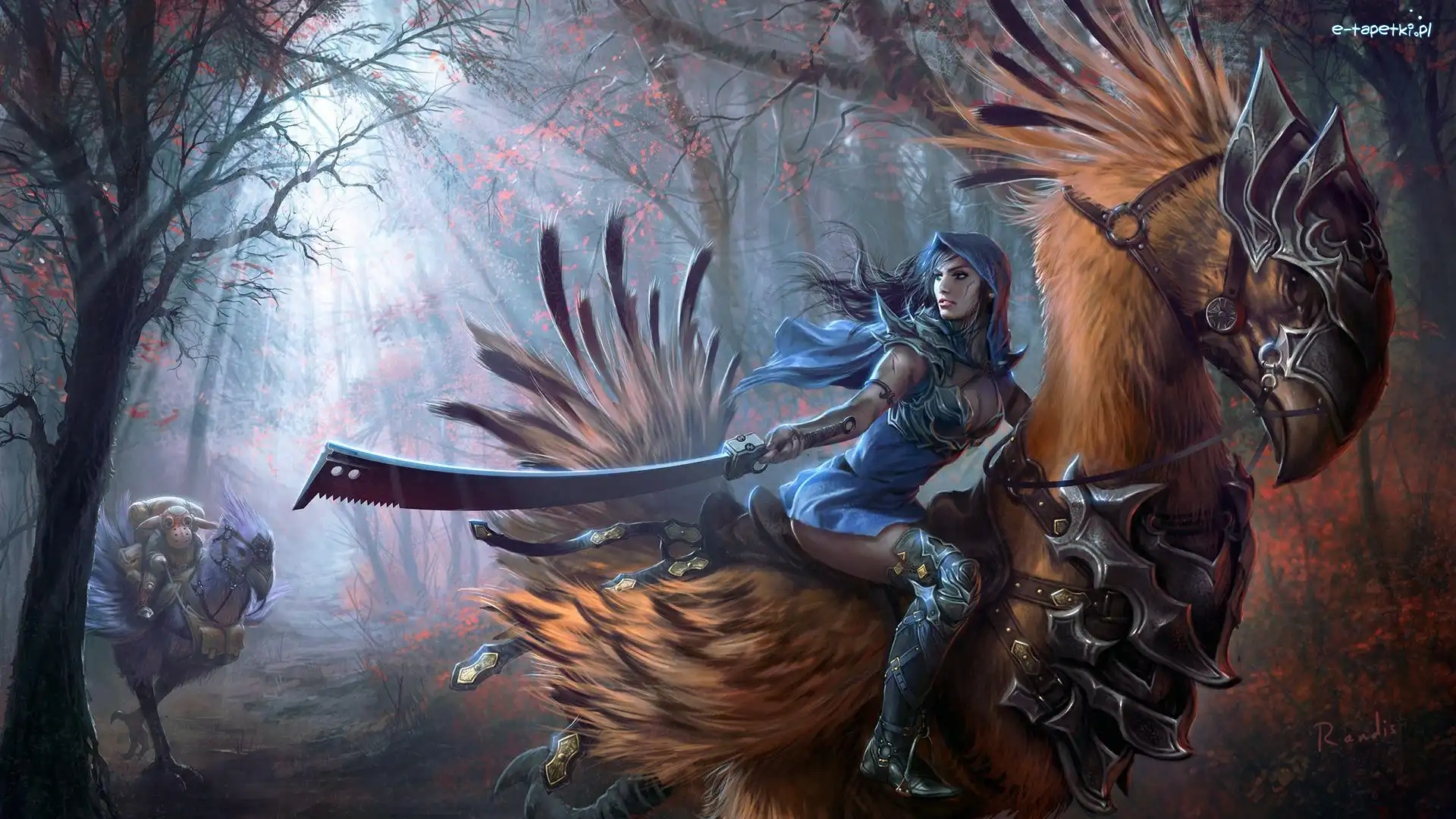 Albion, Miecz, Dziewczyna, Final Fantasy, Ptaki Chocobo