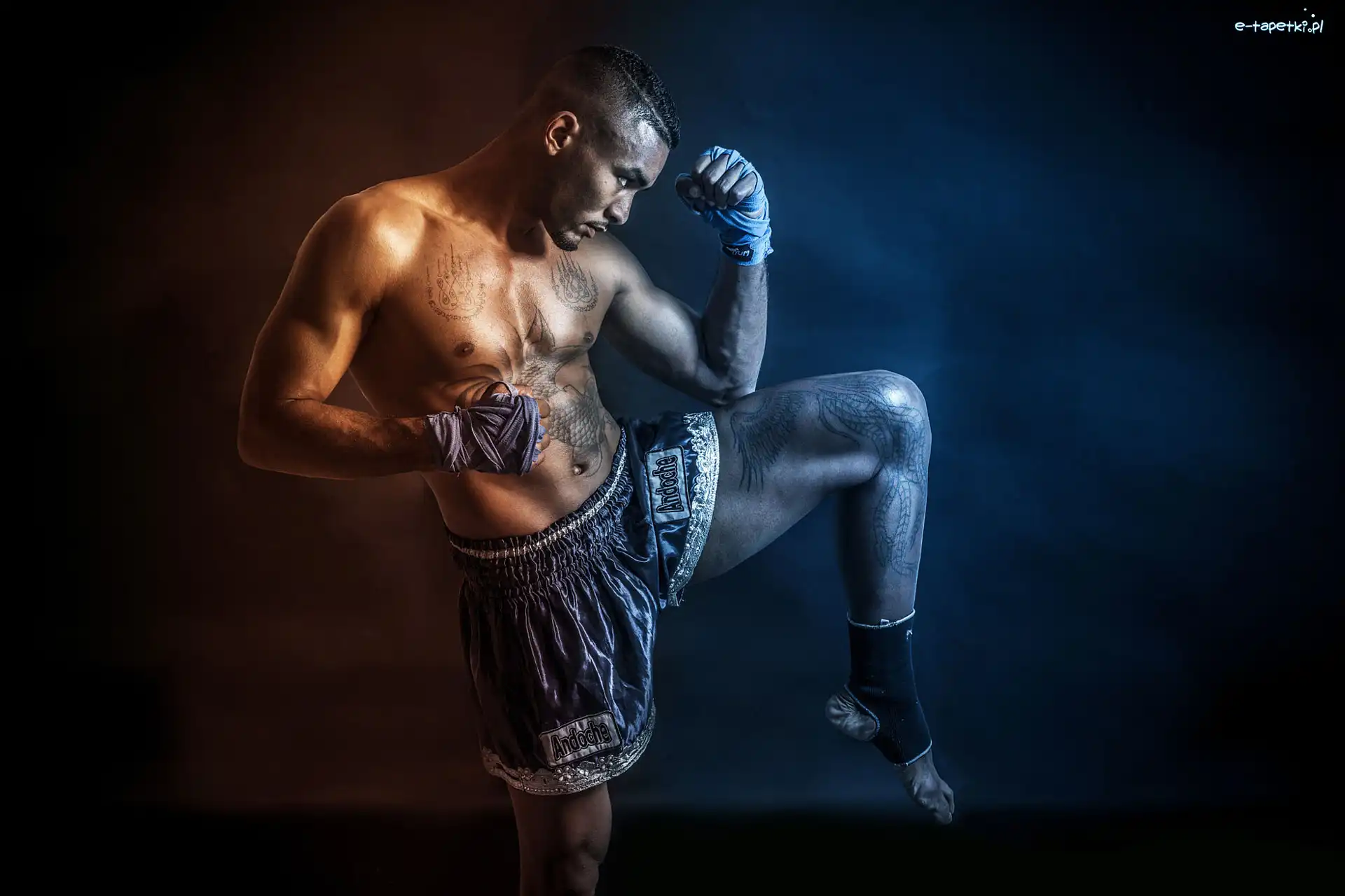 Stuka walki Muay Thai, Tatuaż, Samuel Andoche, Trening
