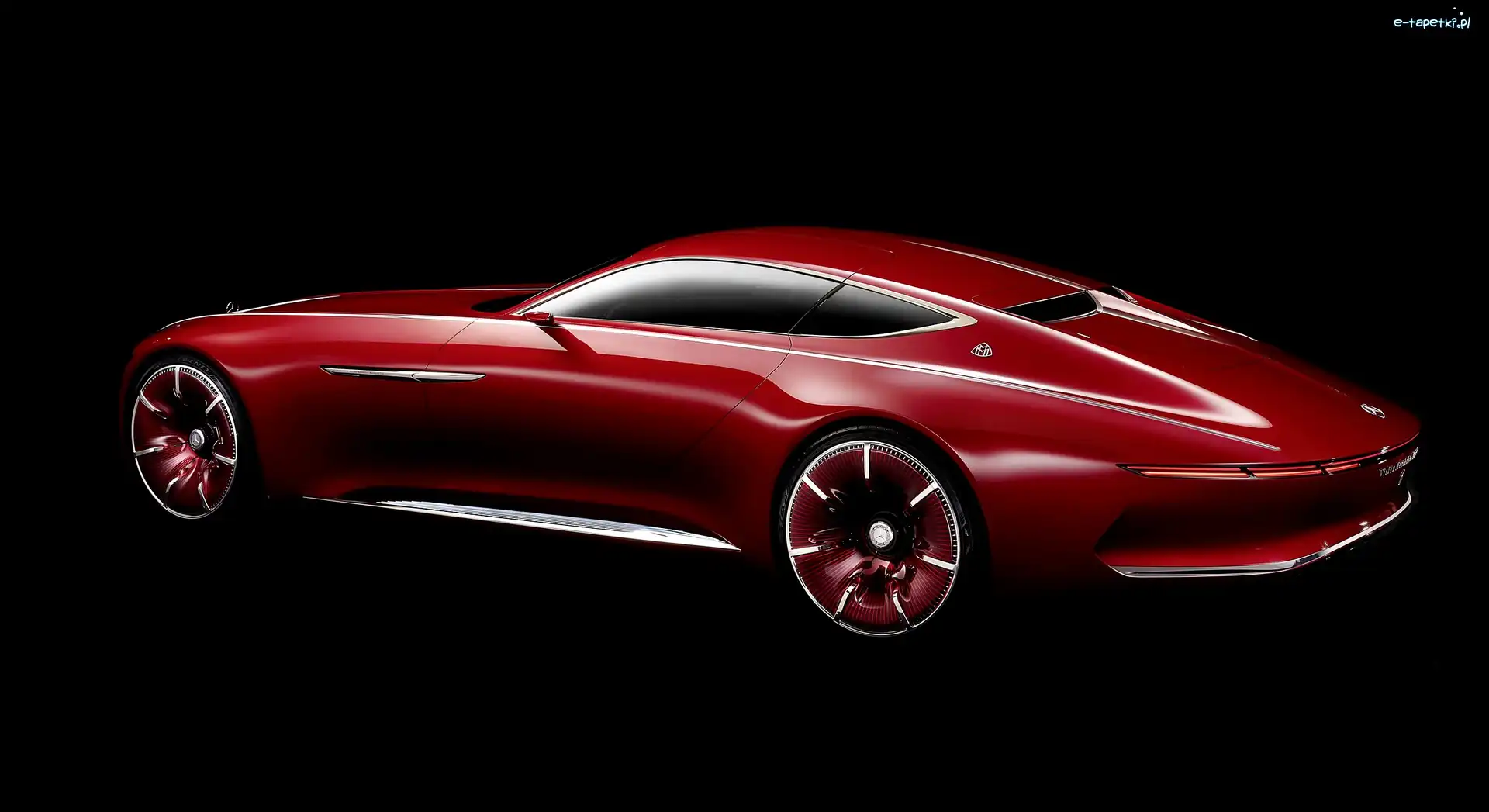 Bok, Mercedes Maybach 6, Czerwony