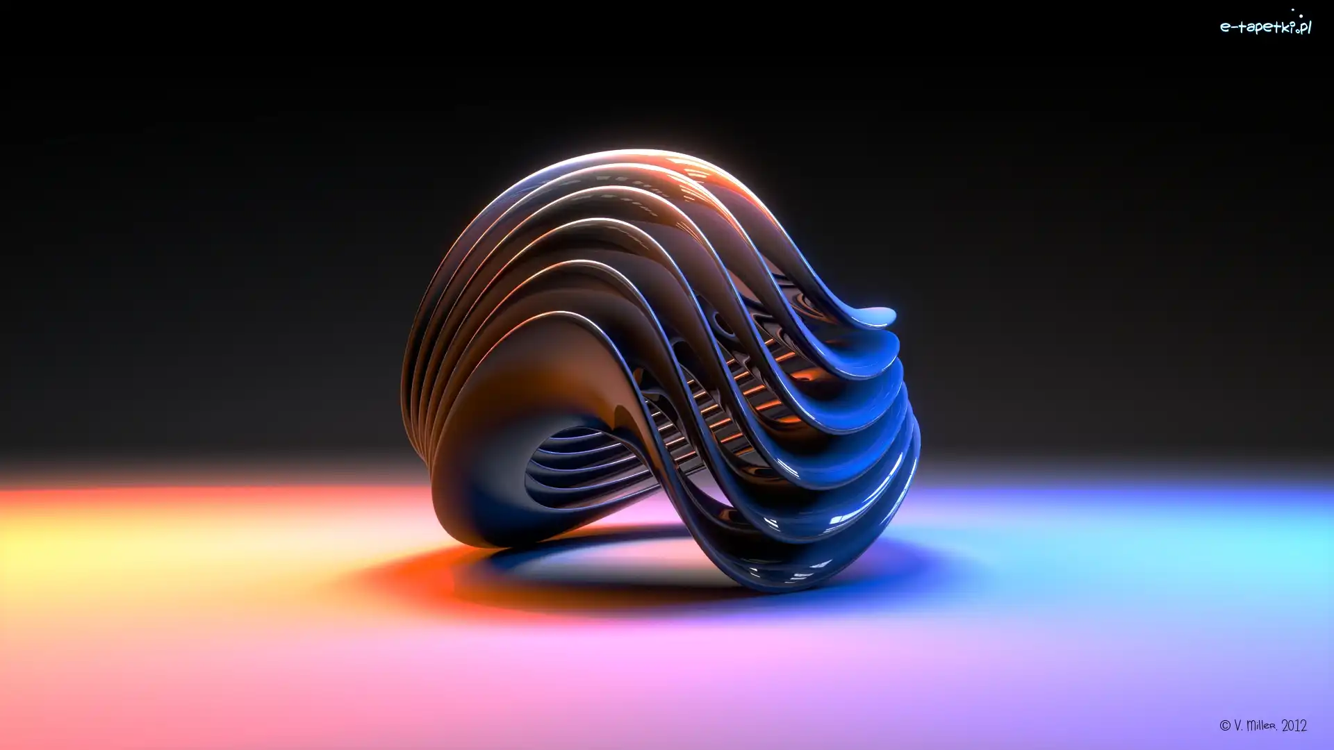 Światło, Wektorowa, Grafika 3D