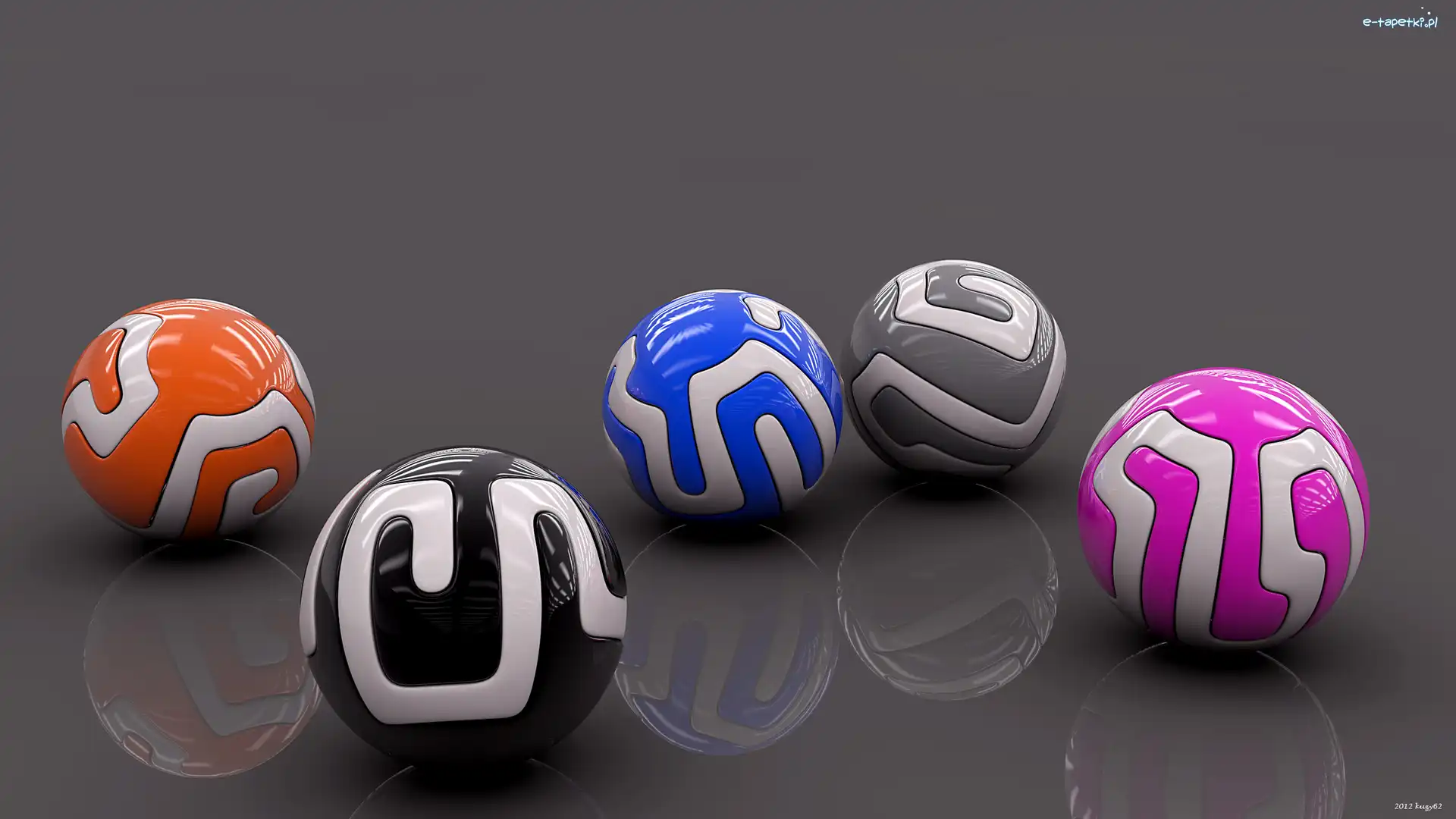 Kule, Kolory, Grafika 3D