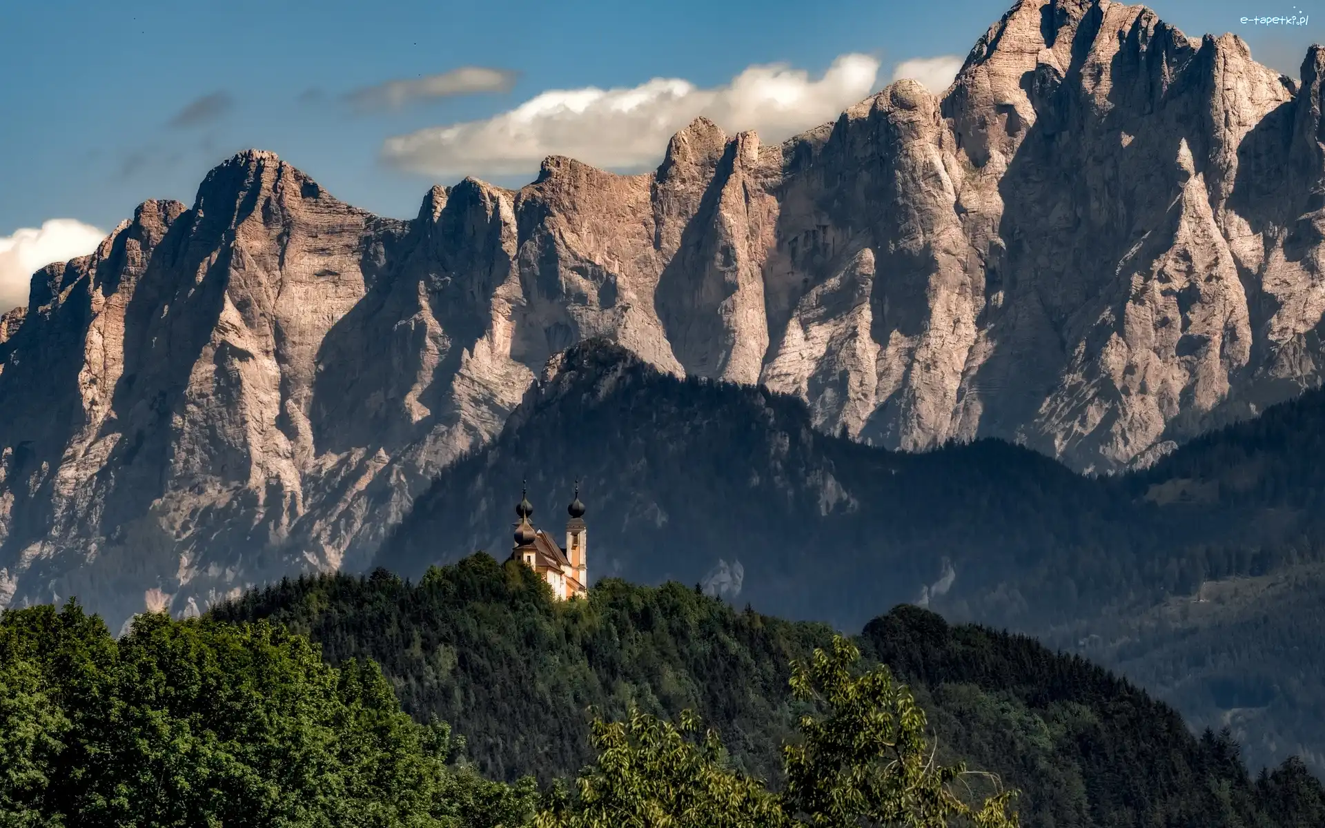 Lasy, Austria, Sanktuarium Frauenberg, Góry