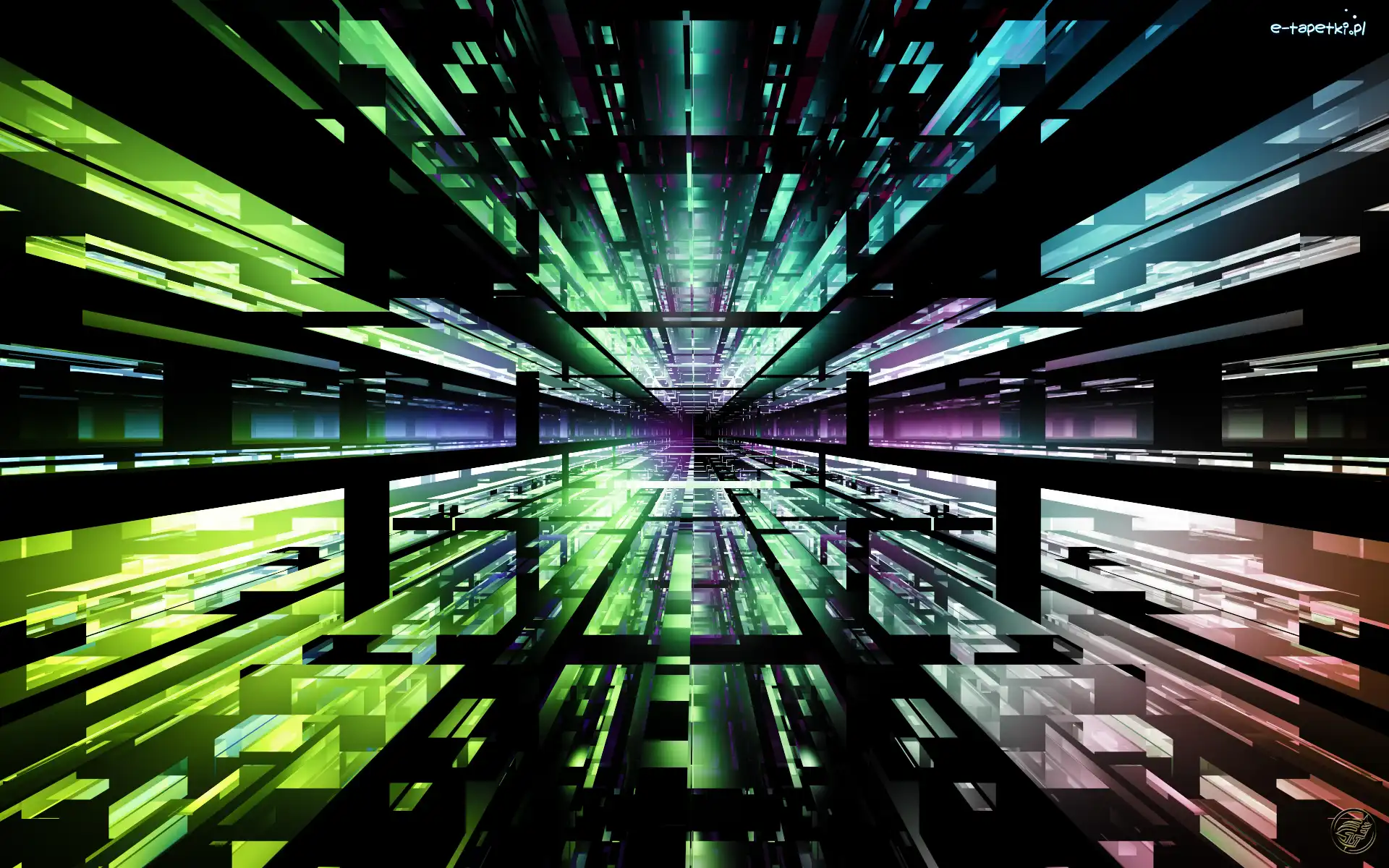 Tunel, Abstrakcja, Grafika