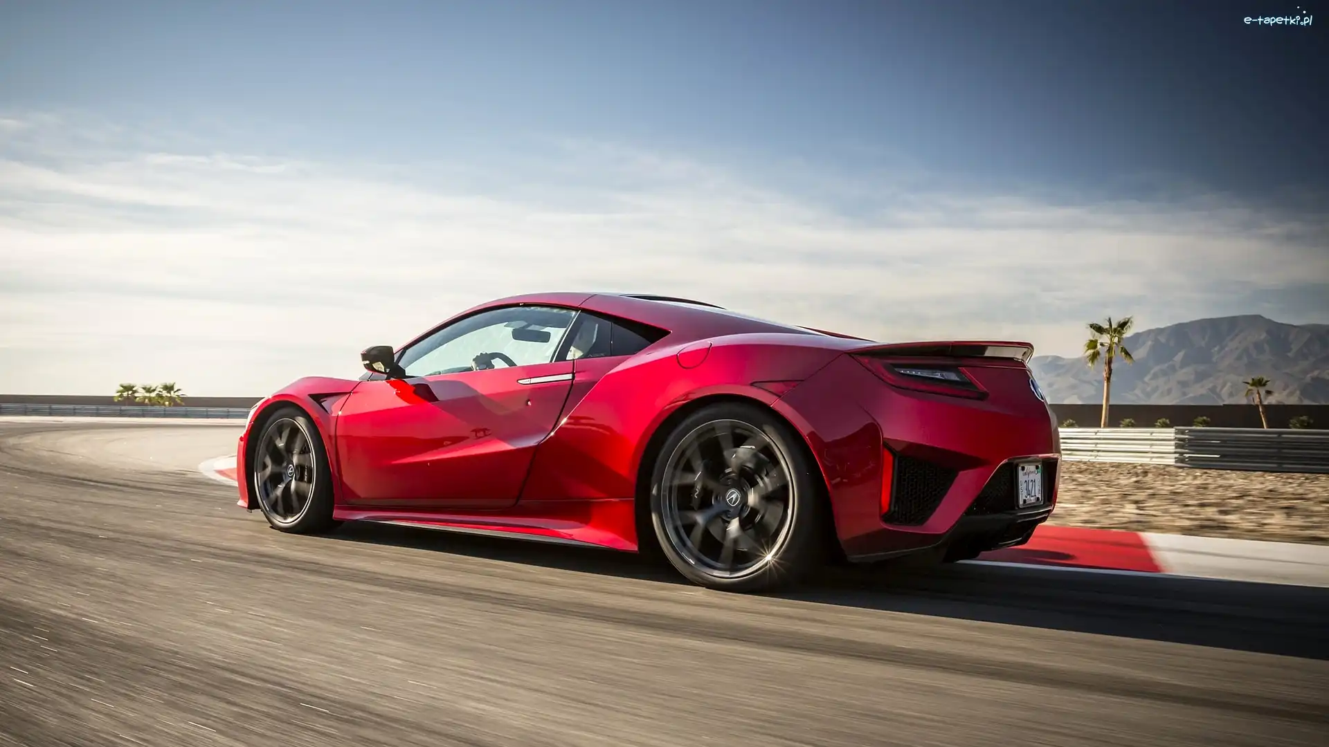 2017, Acura NSX, Czerwona