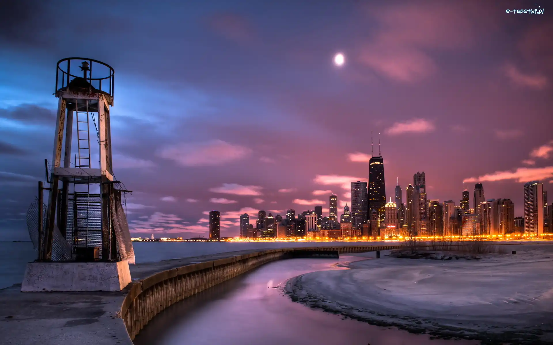 Noc, Drapacze chmur, Chicago