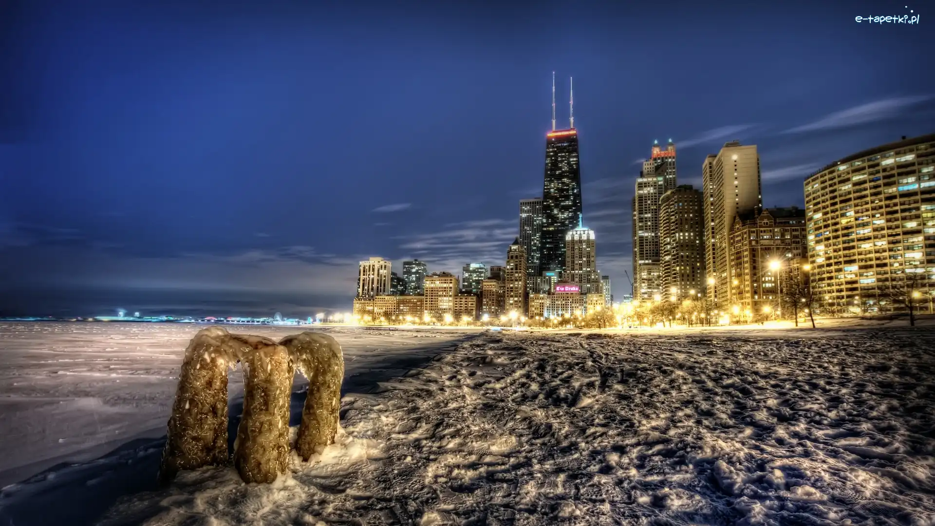 Zima, Śnieg, Chicago