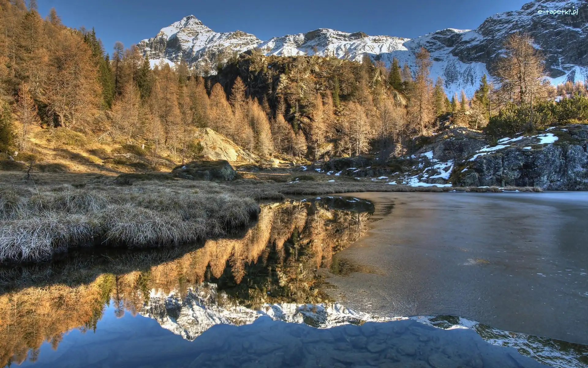Jezioro Mufulè, Las, Góry, Włochy