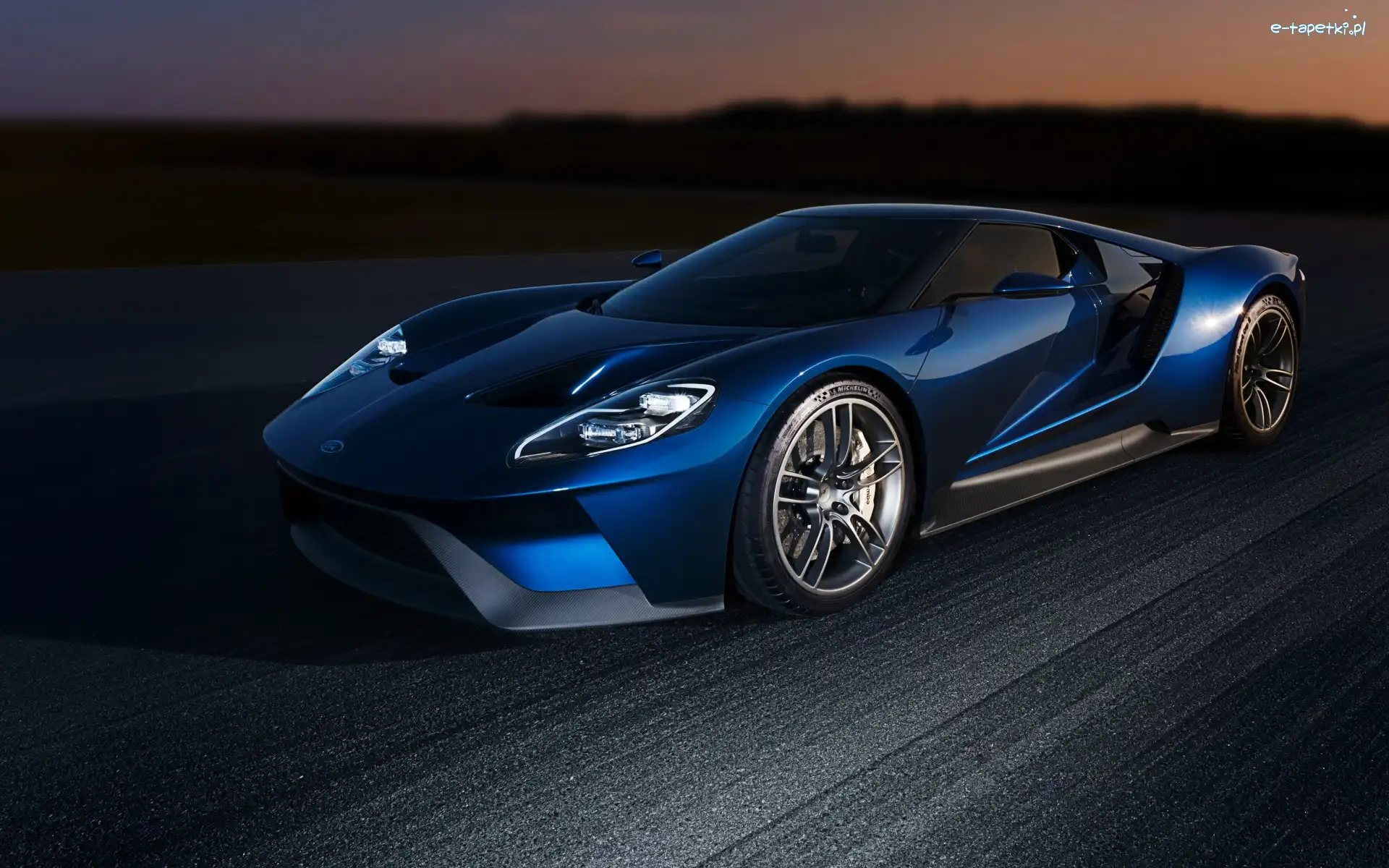 2016, Ford GT, Niebieski