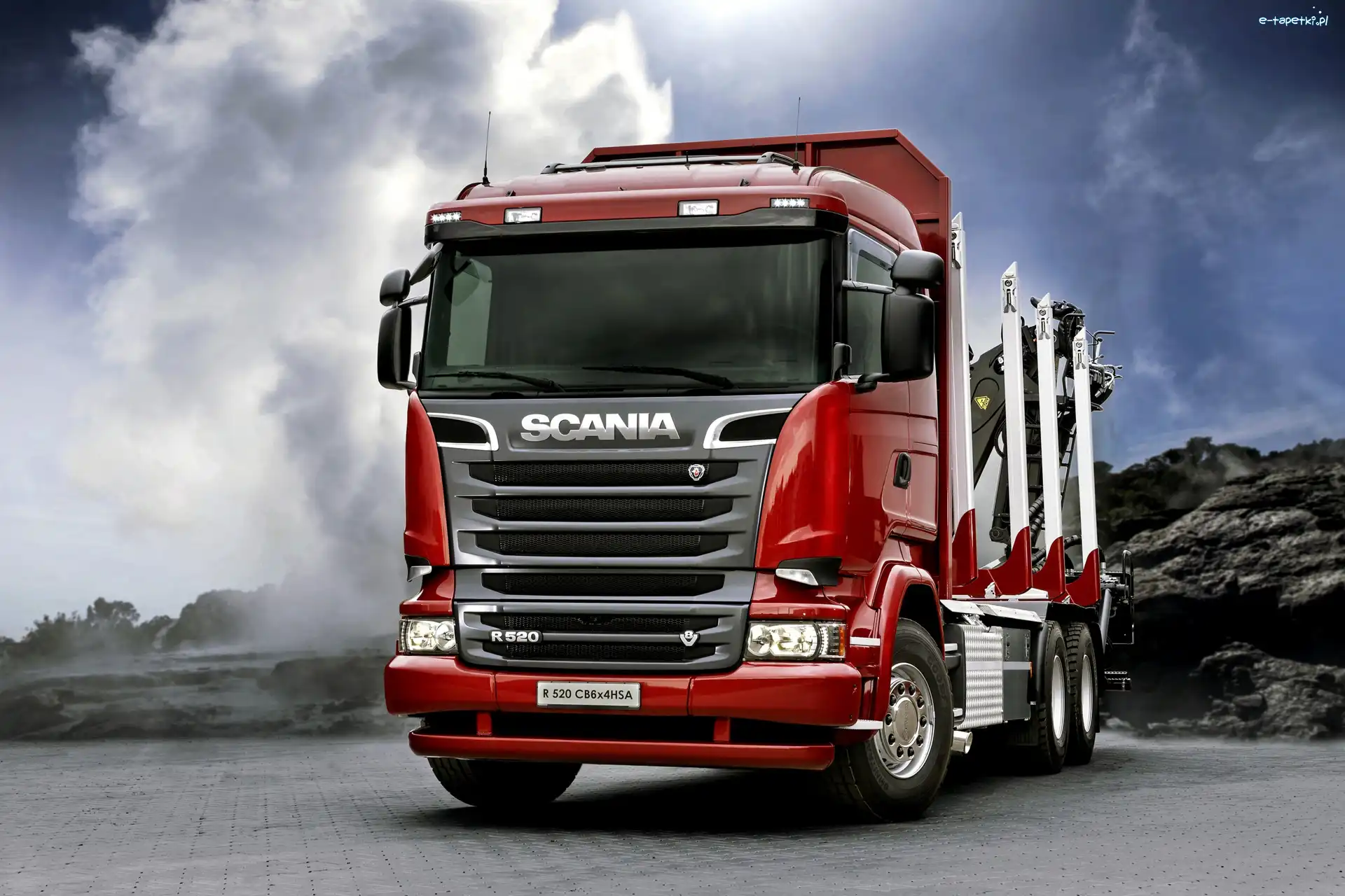 Scania R520 V8, Ciągnik, Ciężarówka