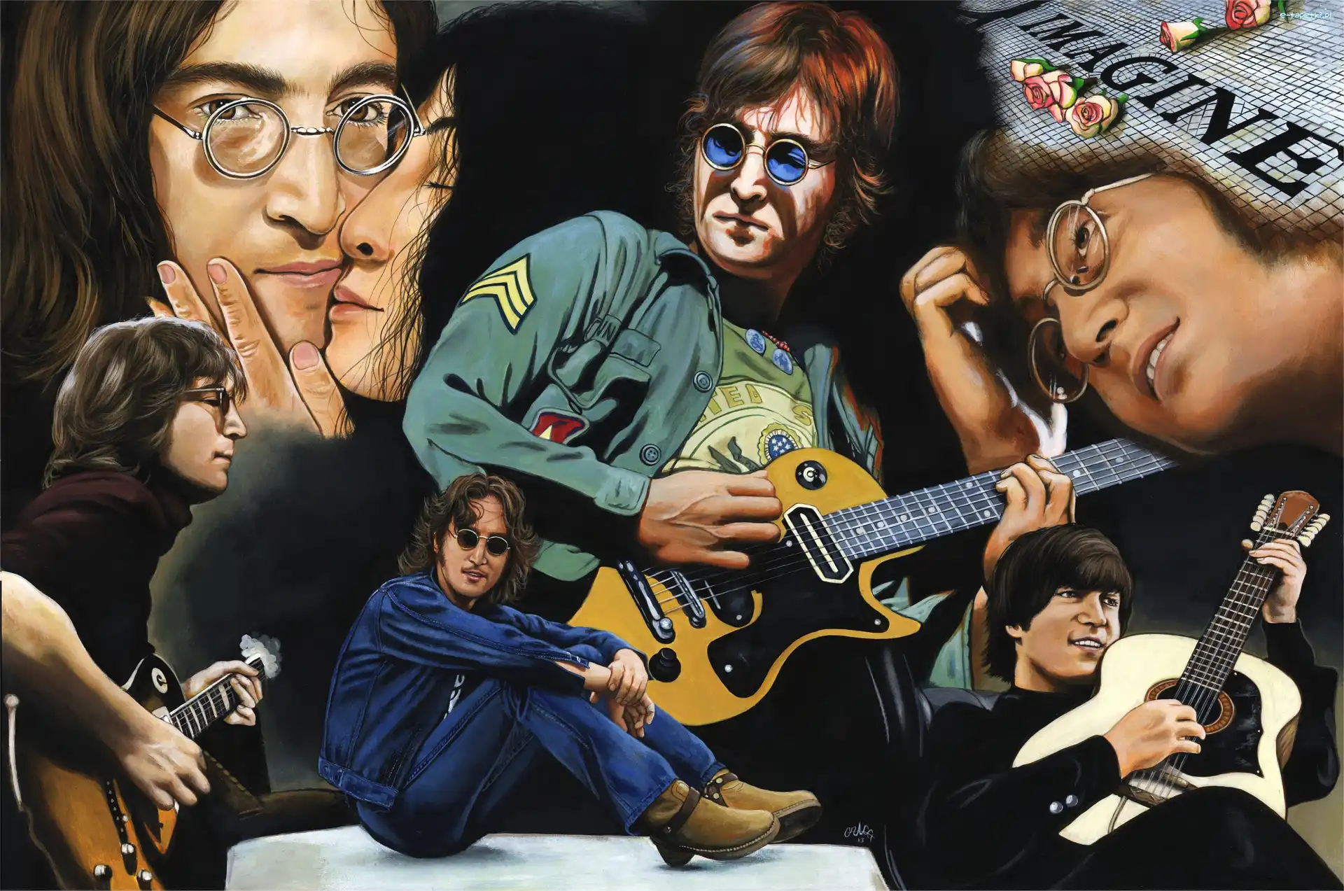 Paintography, Gitara, John Lennon