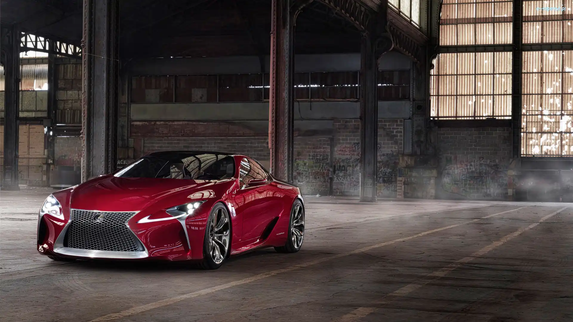 2012, Lexus LF-LC Concept, Czerwony