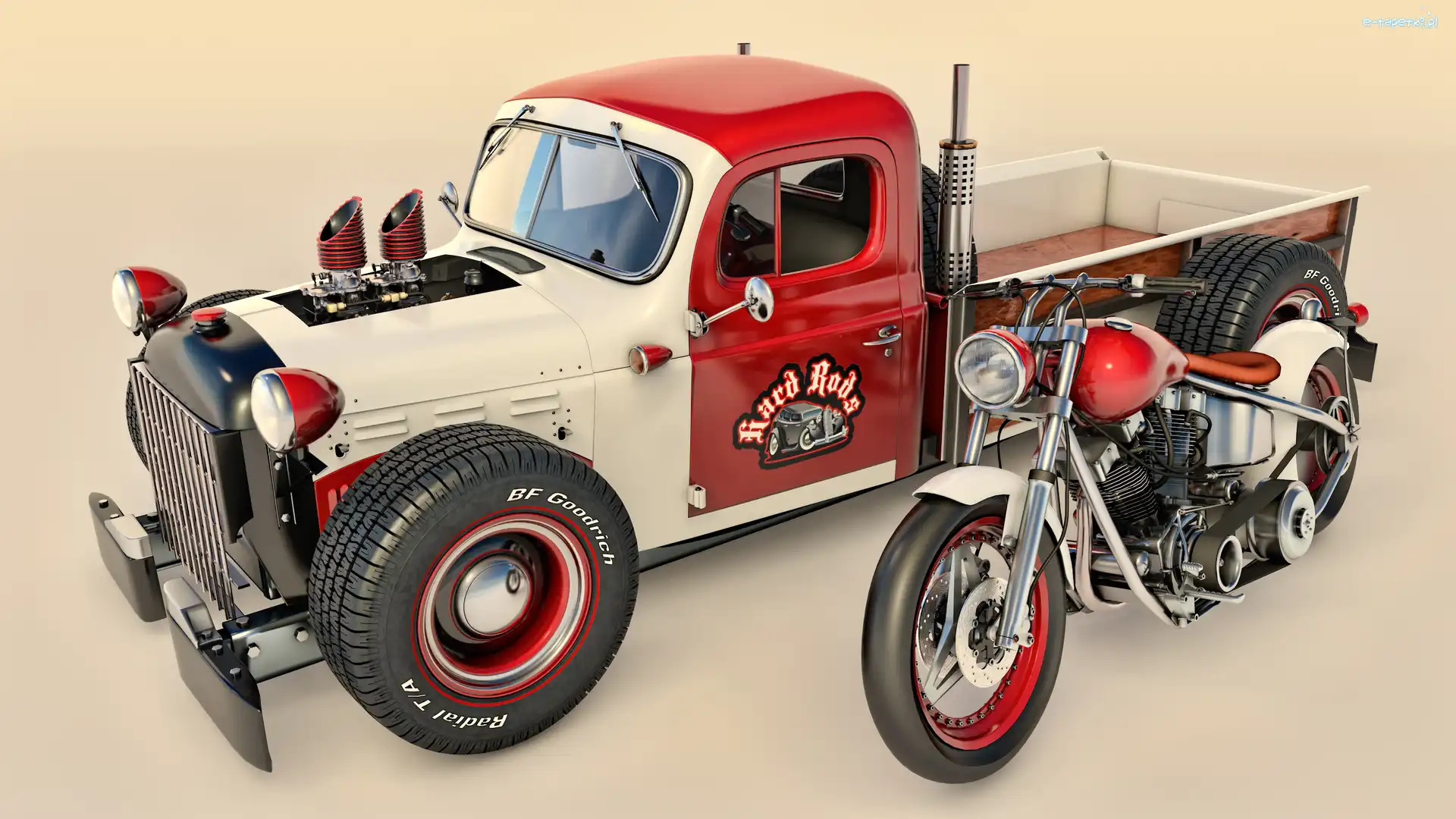 Dodge Power Wagon, Motocykl, 1946, Zabytkowy