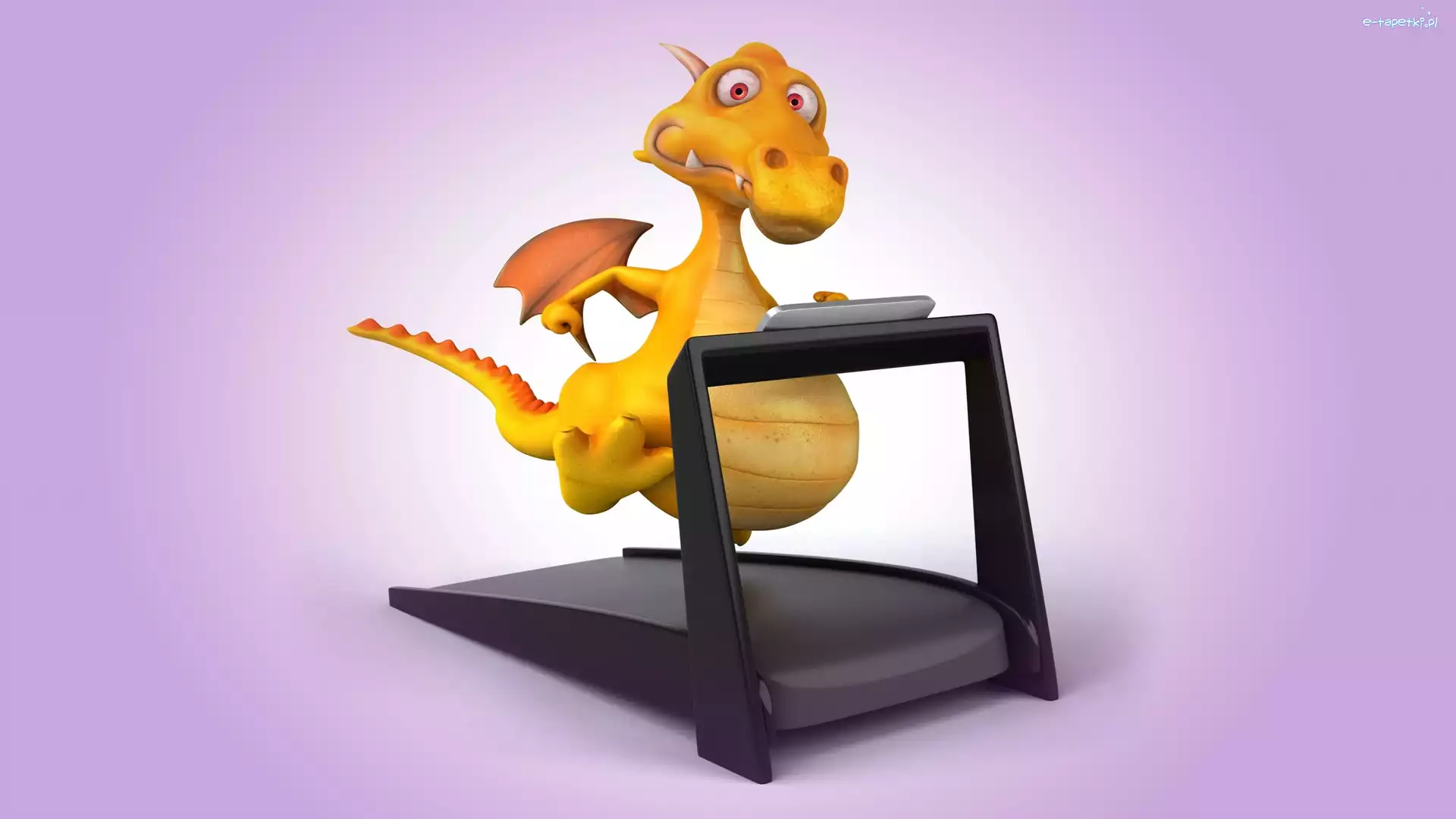 Grafika 3D, Bieżnia, Smok