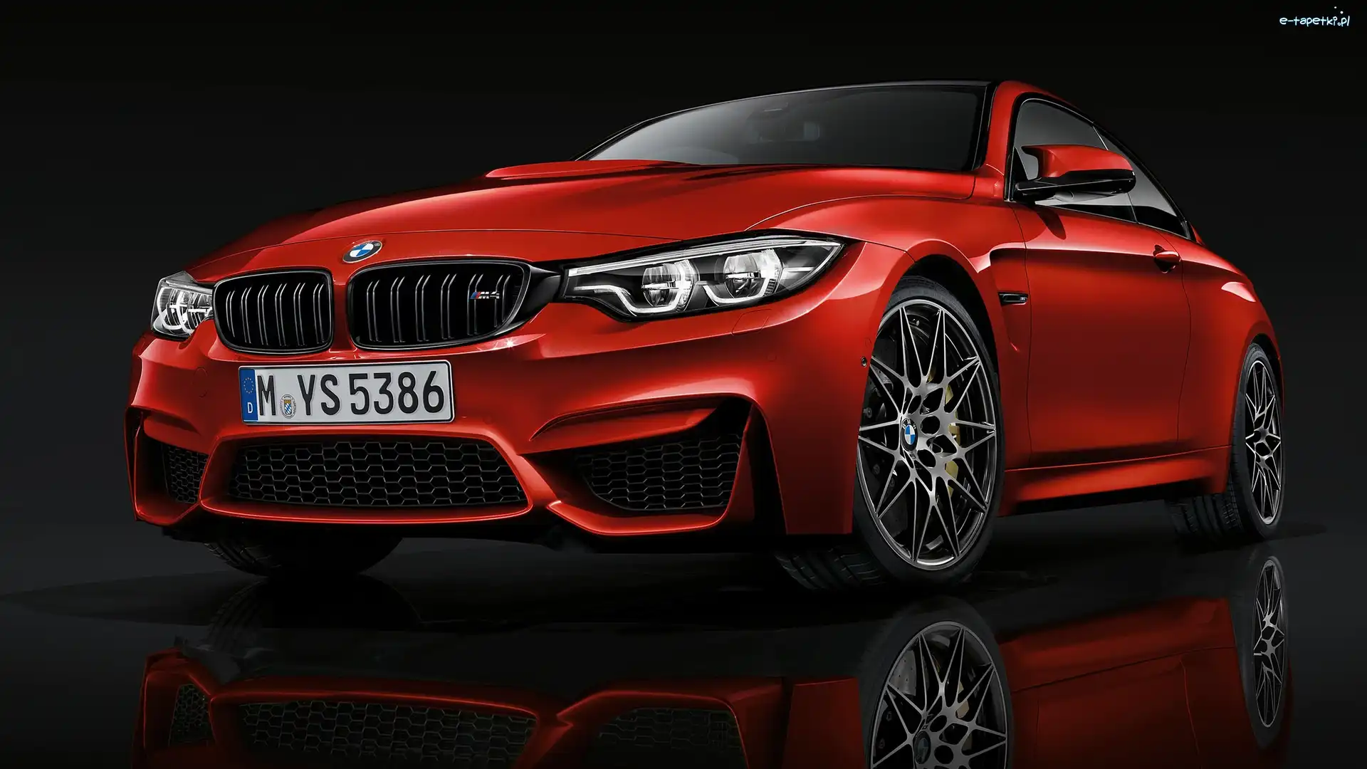 2018, BMW M4, Czerwone