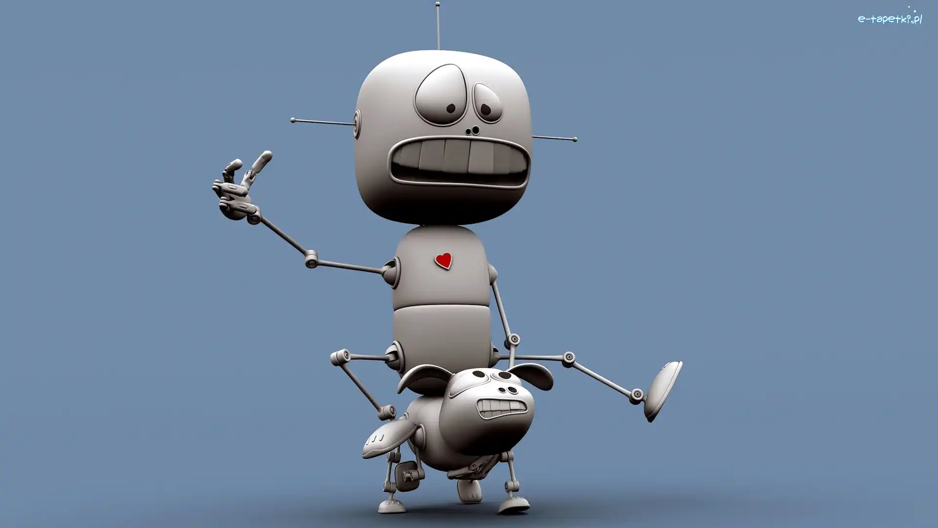 Grafika 3D, Roboty, Zabawne