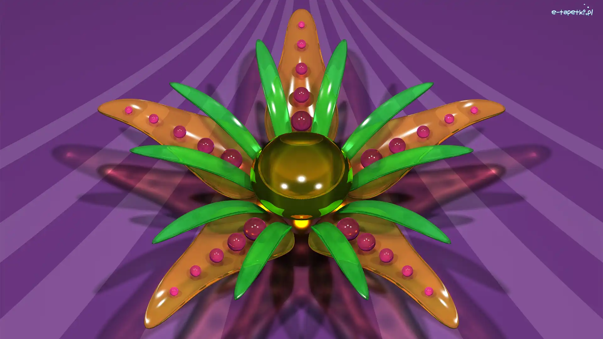 Kwiatek, Grafika 3D