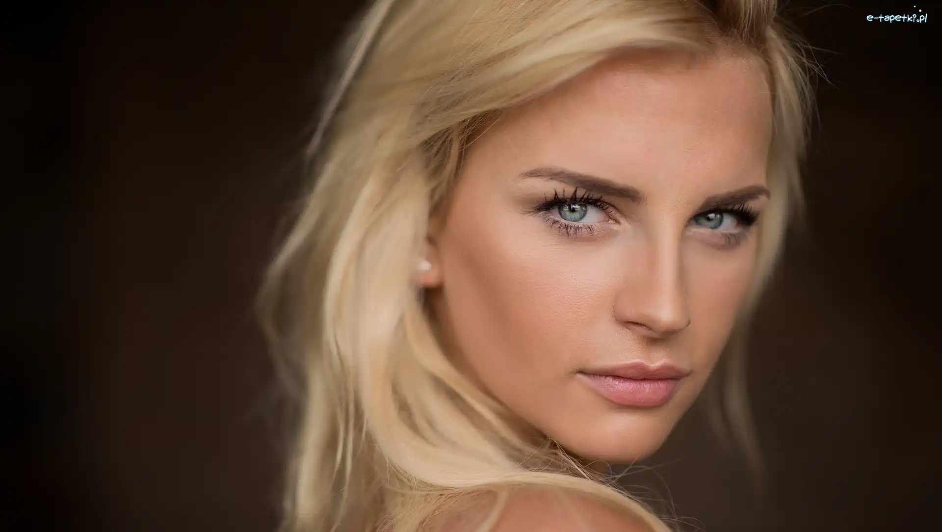Spojrzenie, Blondynka, Kobieta