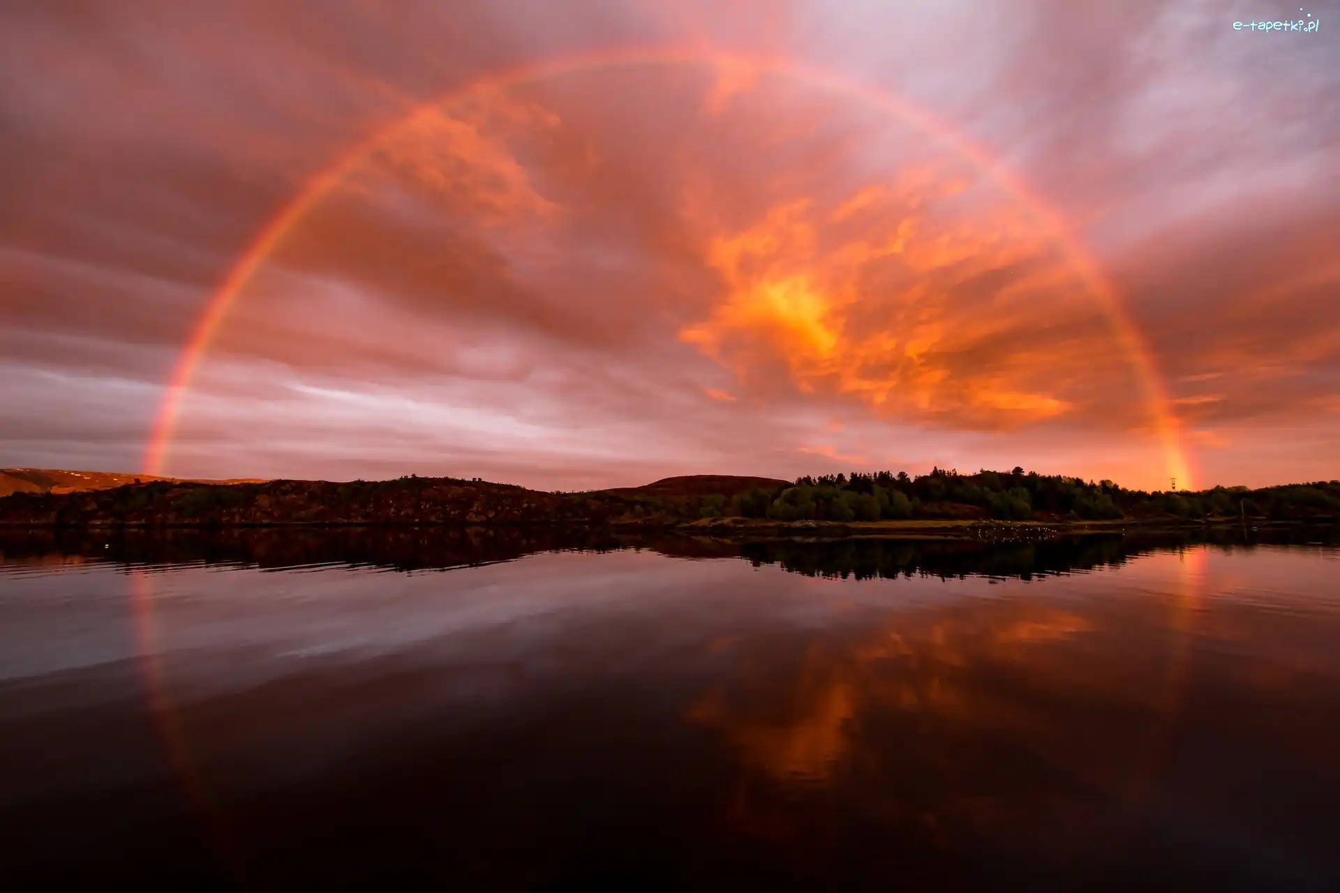 Tęcza, Morze Norweskie, Norwegia