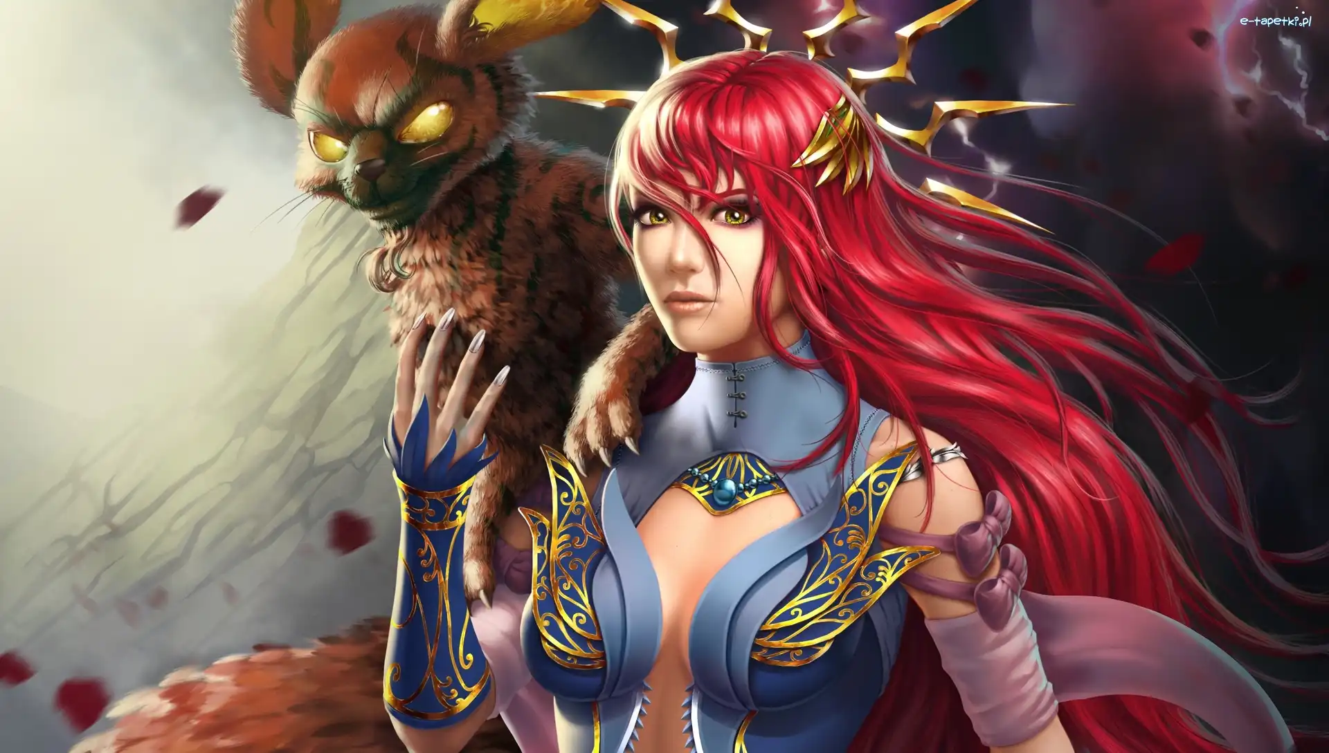 Fantasy, Stwór, Lana Solaris, Kobieta