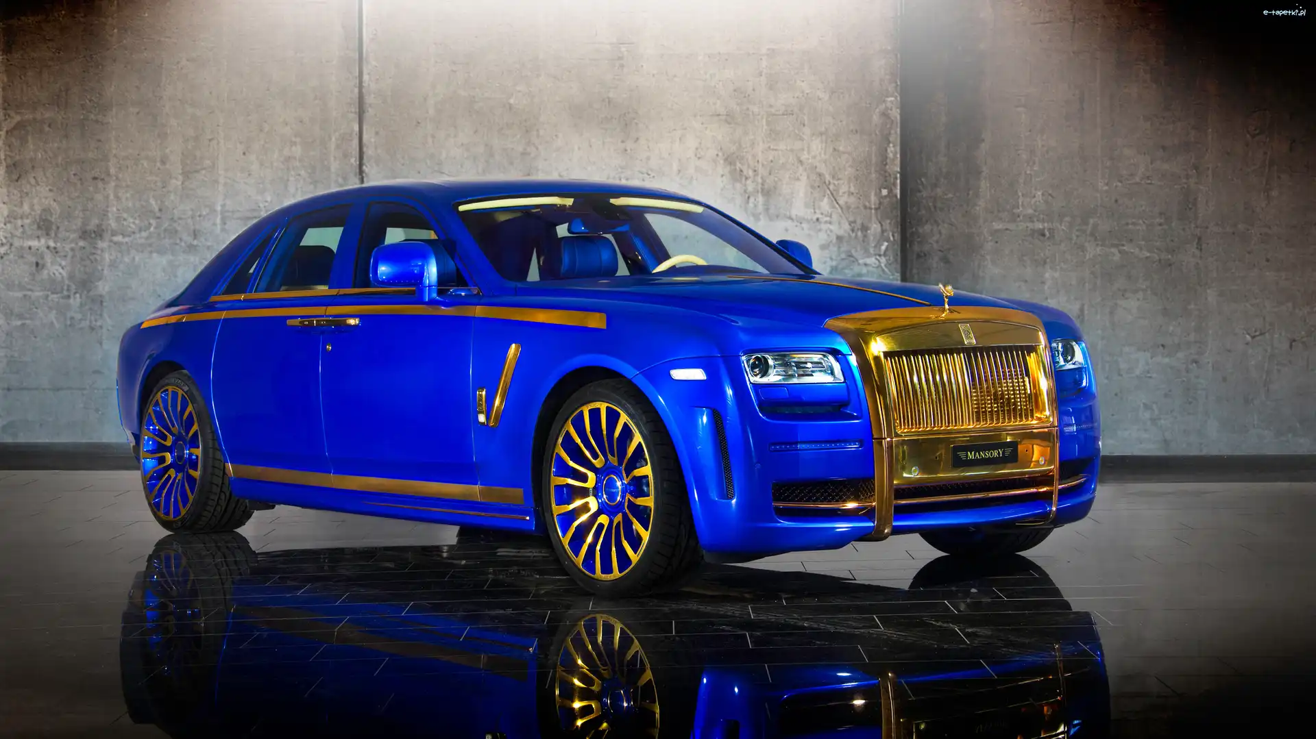 2010, Rolls-Royce Ghost Mansory, Niebieski