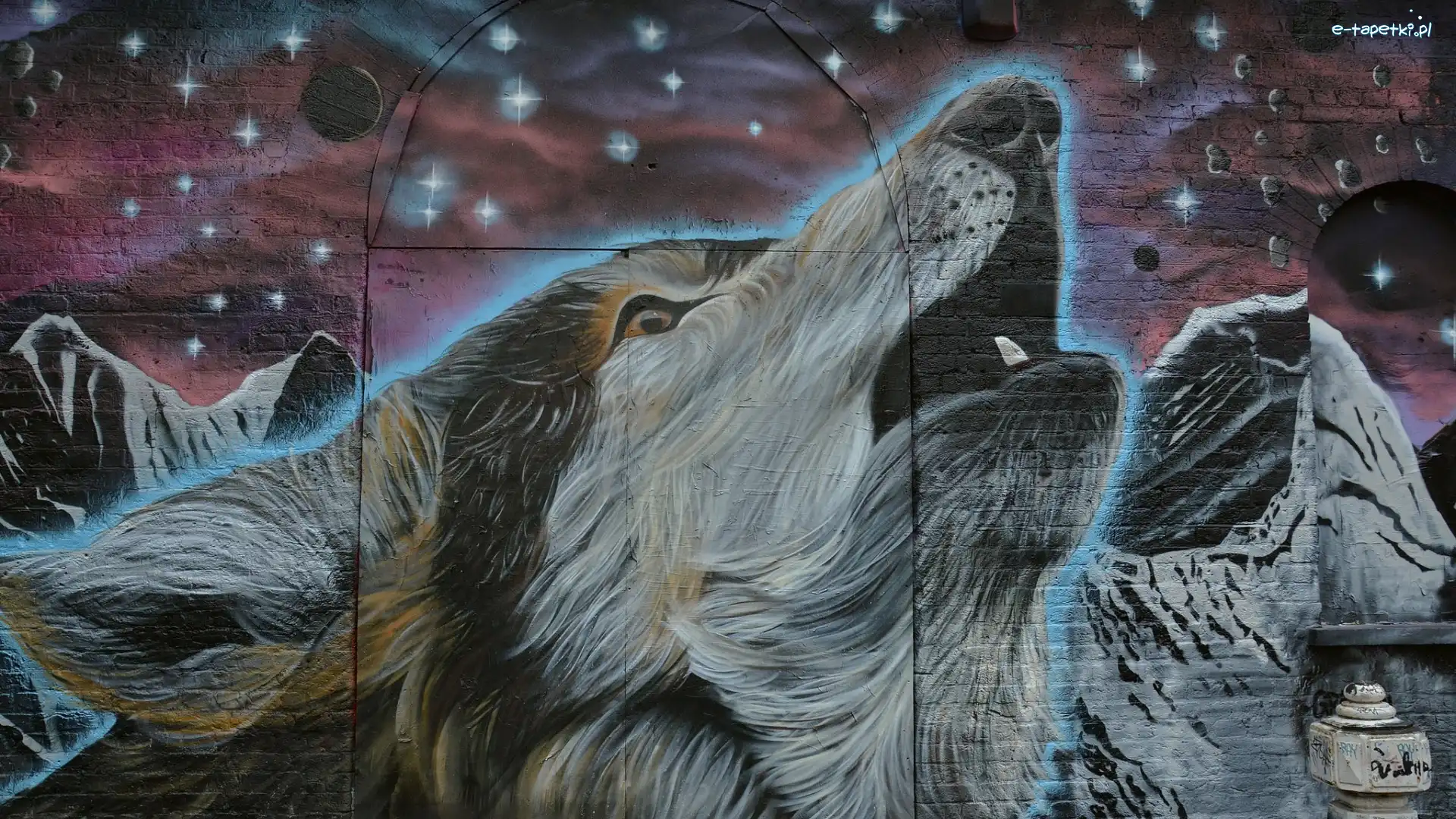 Street art, Mural, Wilk