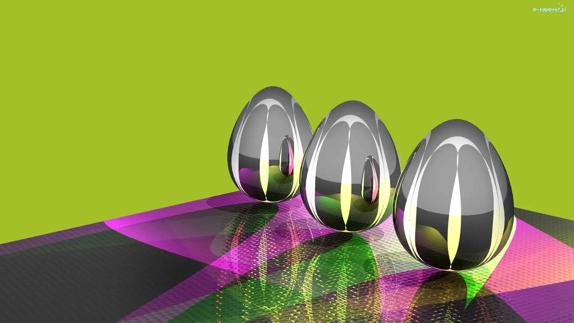 Grafika 3D, Pisanki, Wielkanoc