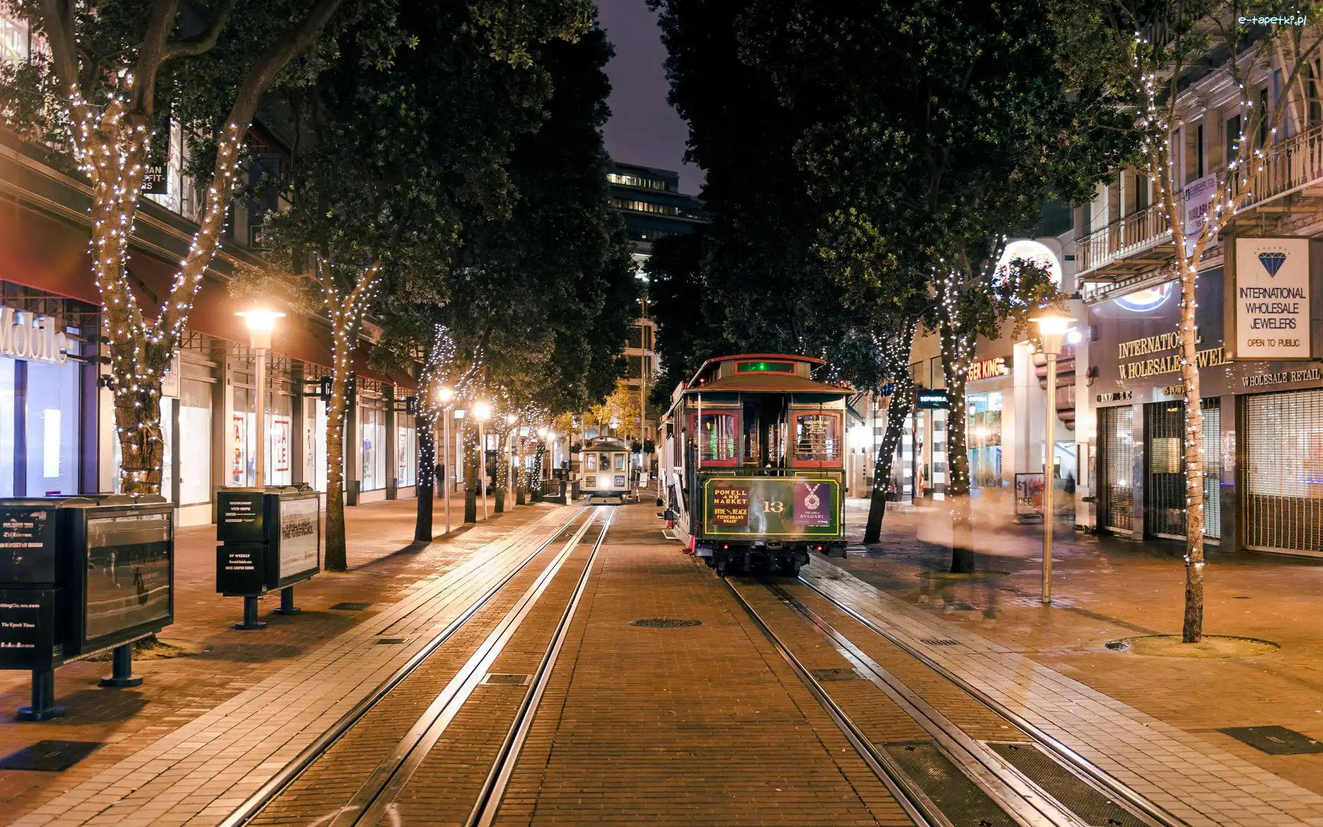 Stany Zjednoczone, San Francisco, Kalifornia, Ulica, Tramwaje