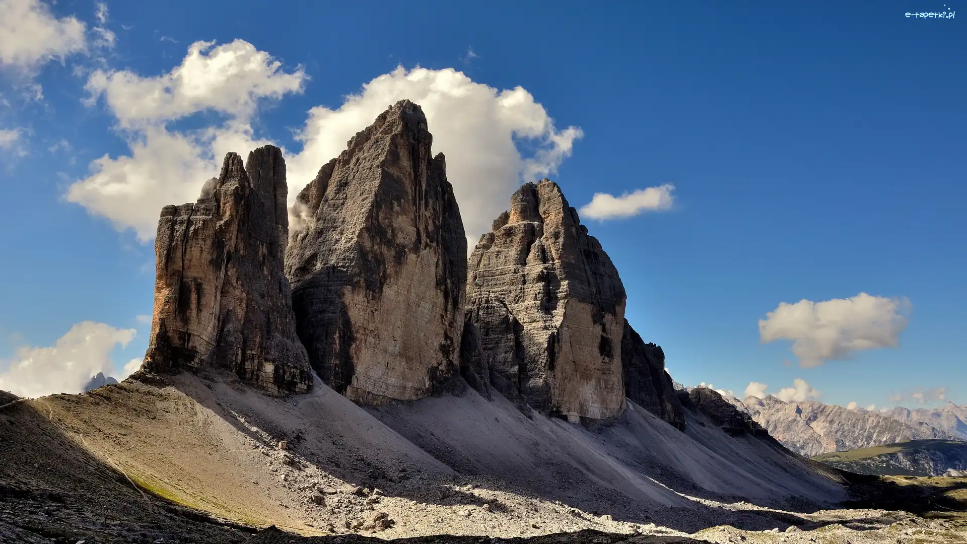 Dolomity, Masyw Tre Cime di Lavaredo, Góry, Włochy