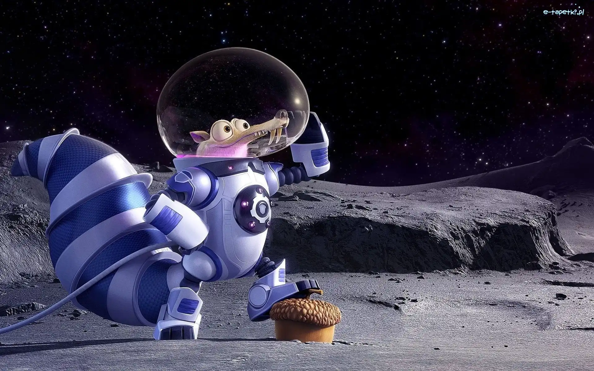 Kosmos, Wiewiór, Astronauta, Śmieszne, Ice Age Collision Course, Epoka lodowcowa 5 Mocne uderzenie