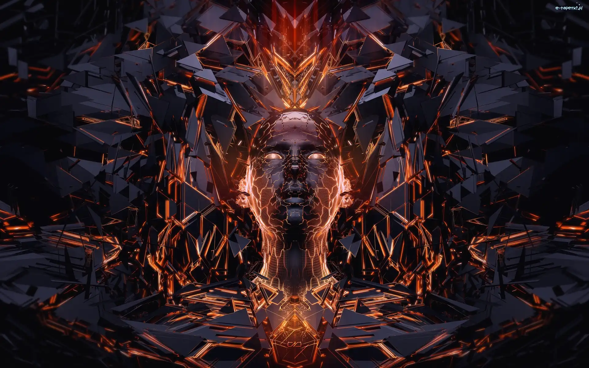 Ogień, Głowa, Grafika 3D