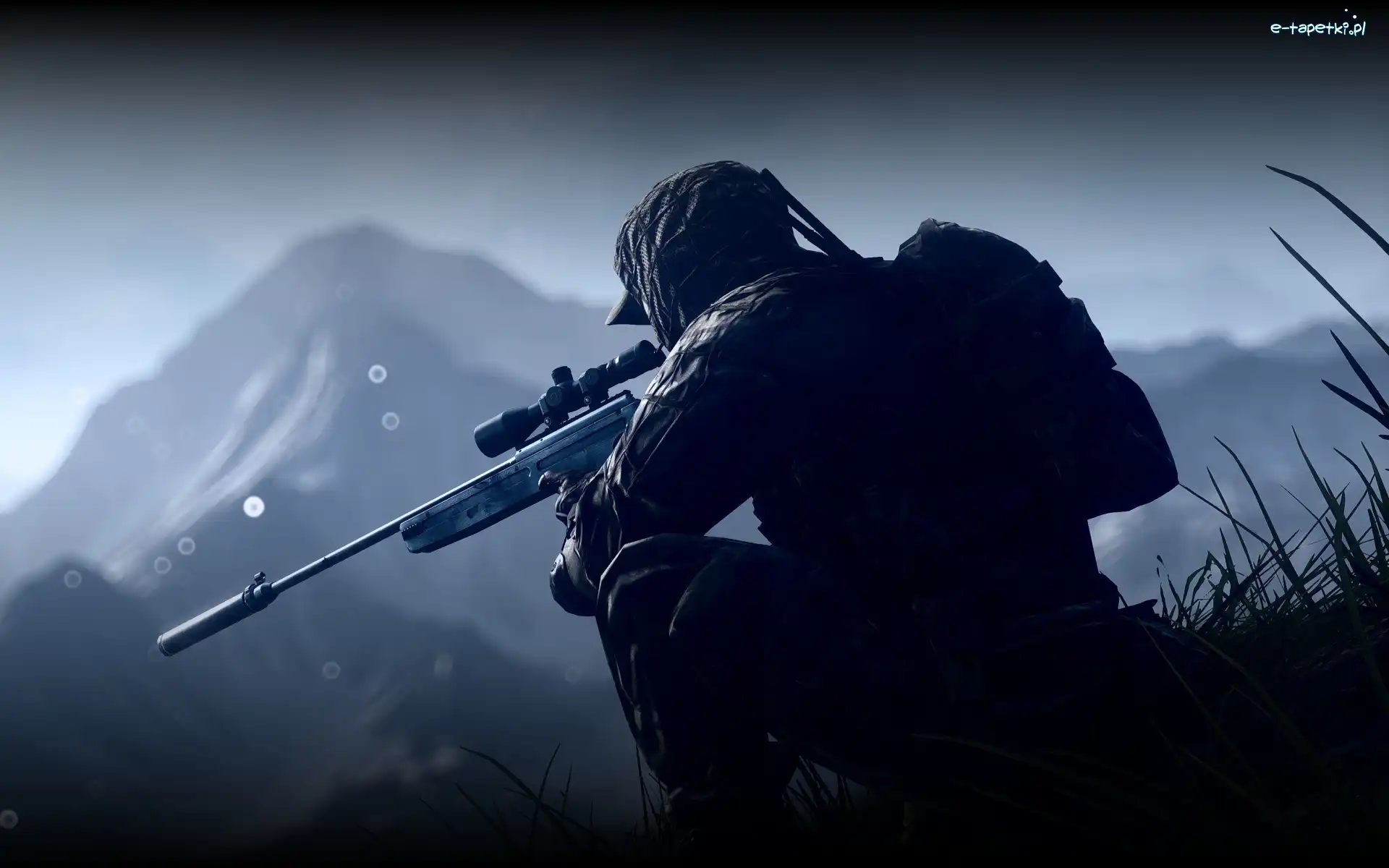 Żołnierz, Góry, Snajper, Battlefield 4