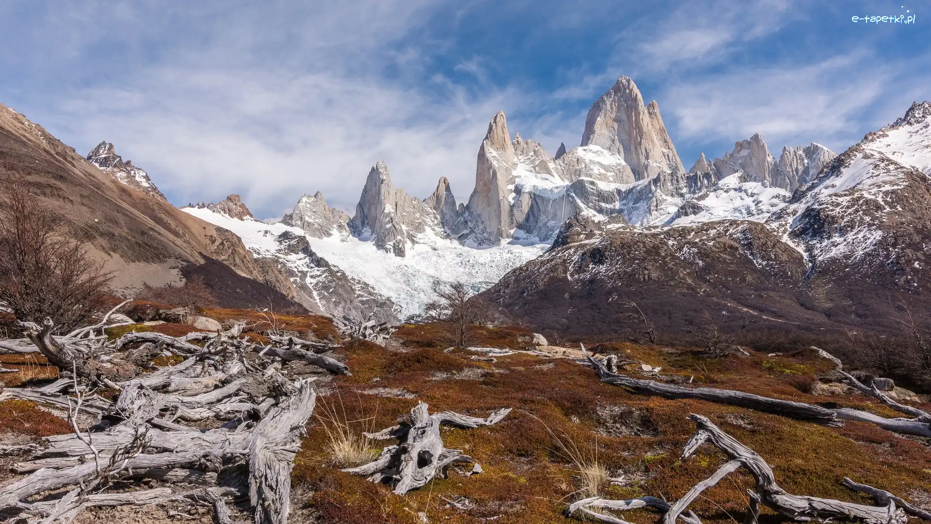 Ameryka Południowa, Góry, Patagonia, Jesień, Szczyt Fitz Roy