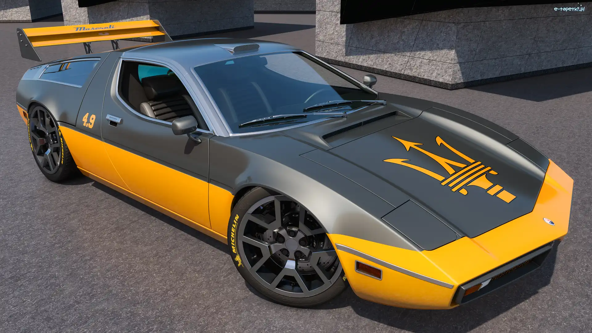 1971 - 1978, Maserati Bora, Czarno-żółty