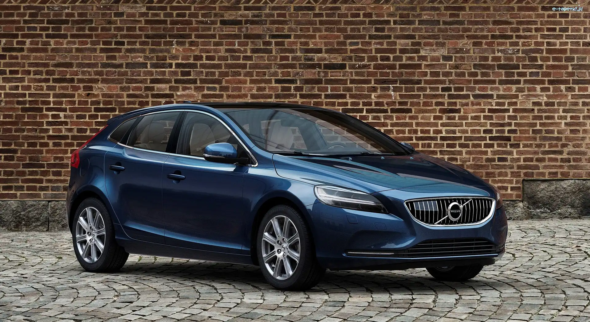 2017, Cegły, Mur, Volvo V40 T5 Inscription