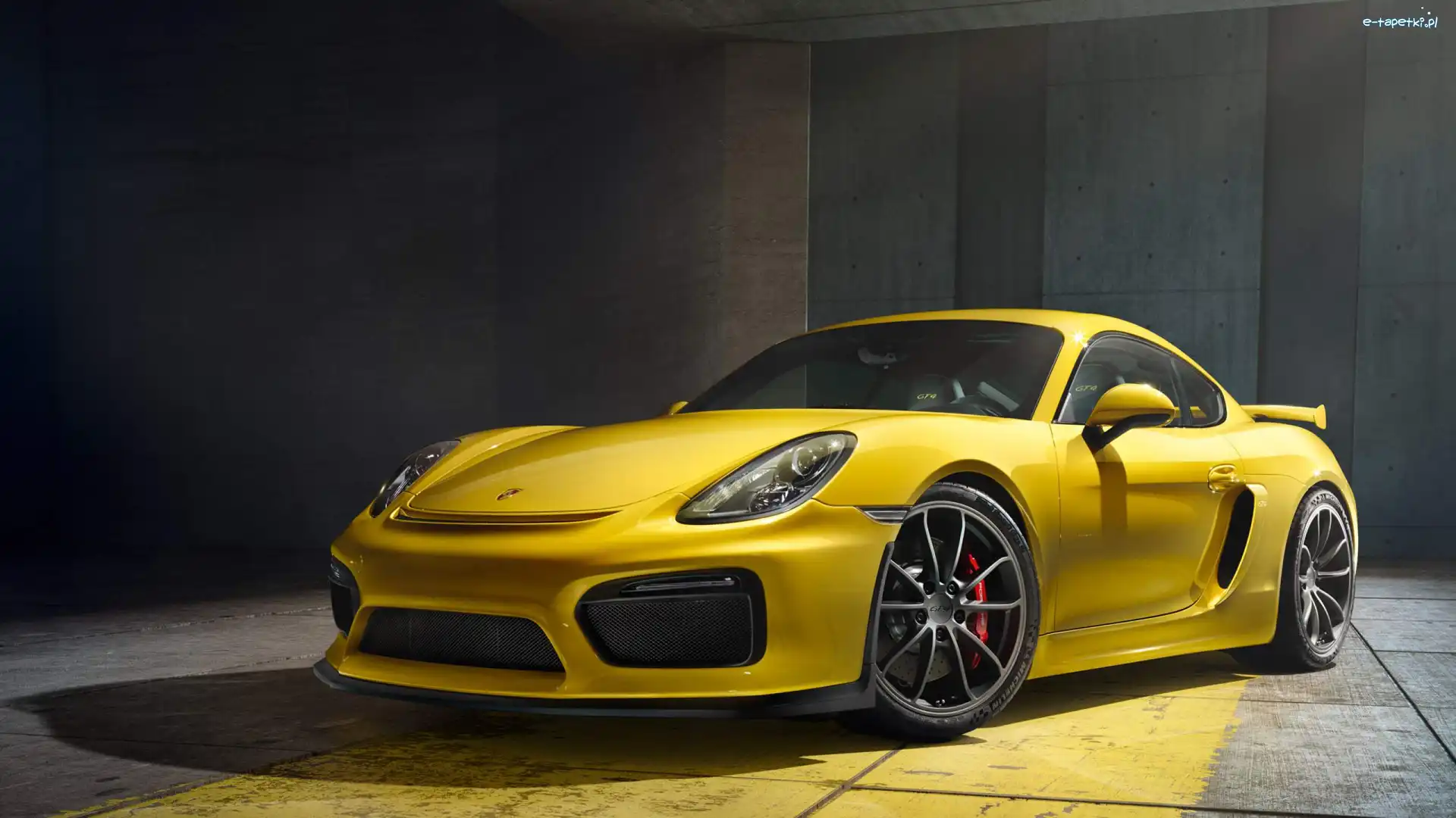 2015, Porsche Cayman GT4, Żółte