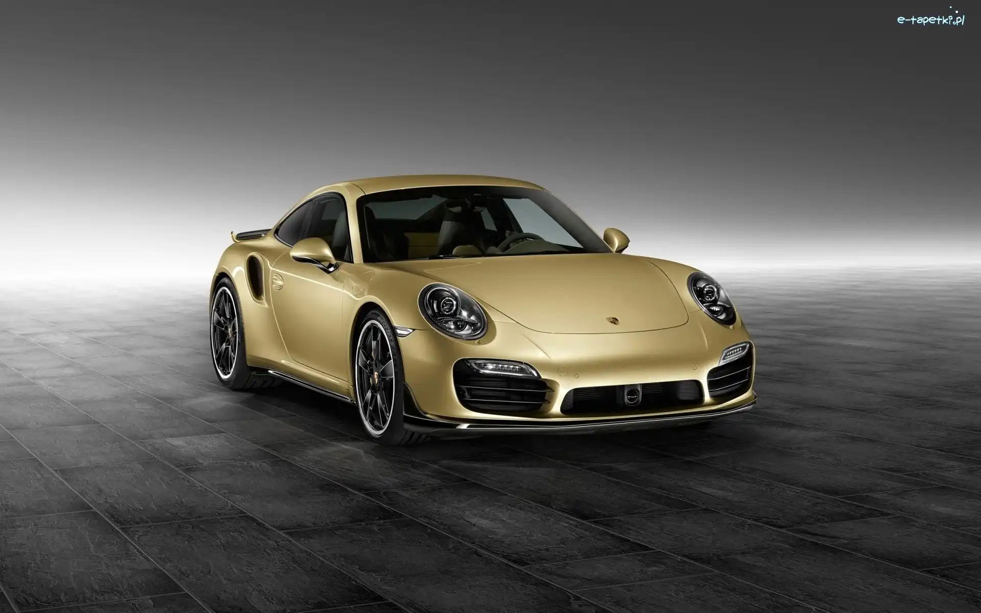 2014, 991, Porsche 911 Turbo Lime Gold