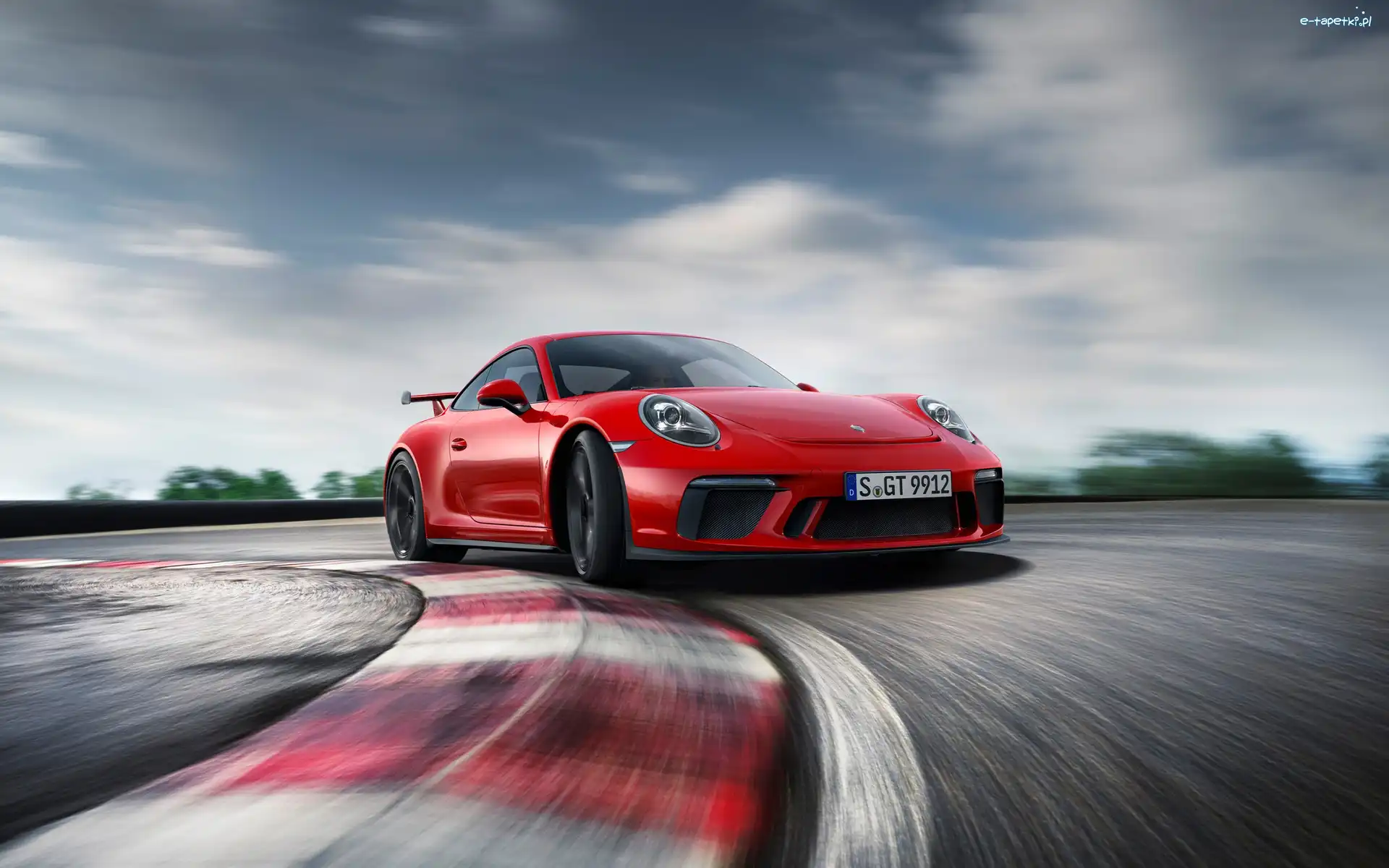 2018, Porsche 911 GT3, Czerwone