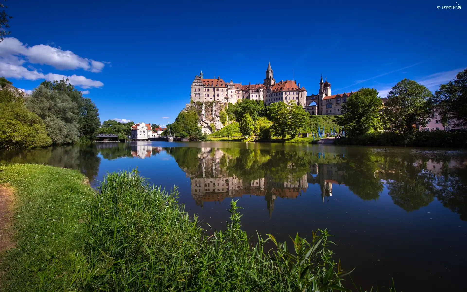 Rzeka Dunaj, Zamek Sigmaringen, Niemcy